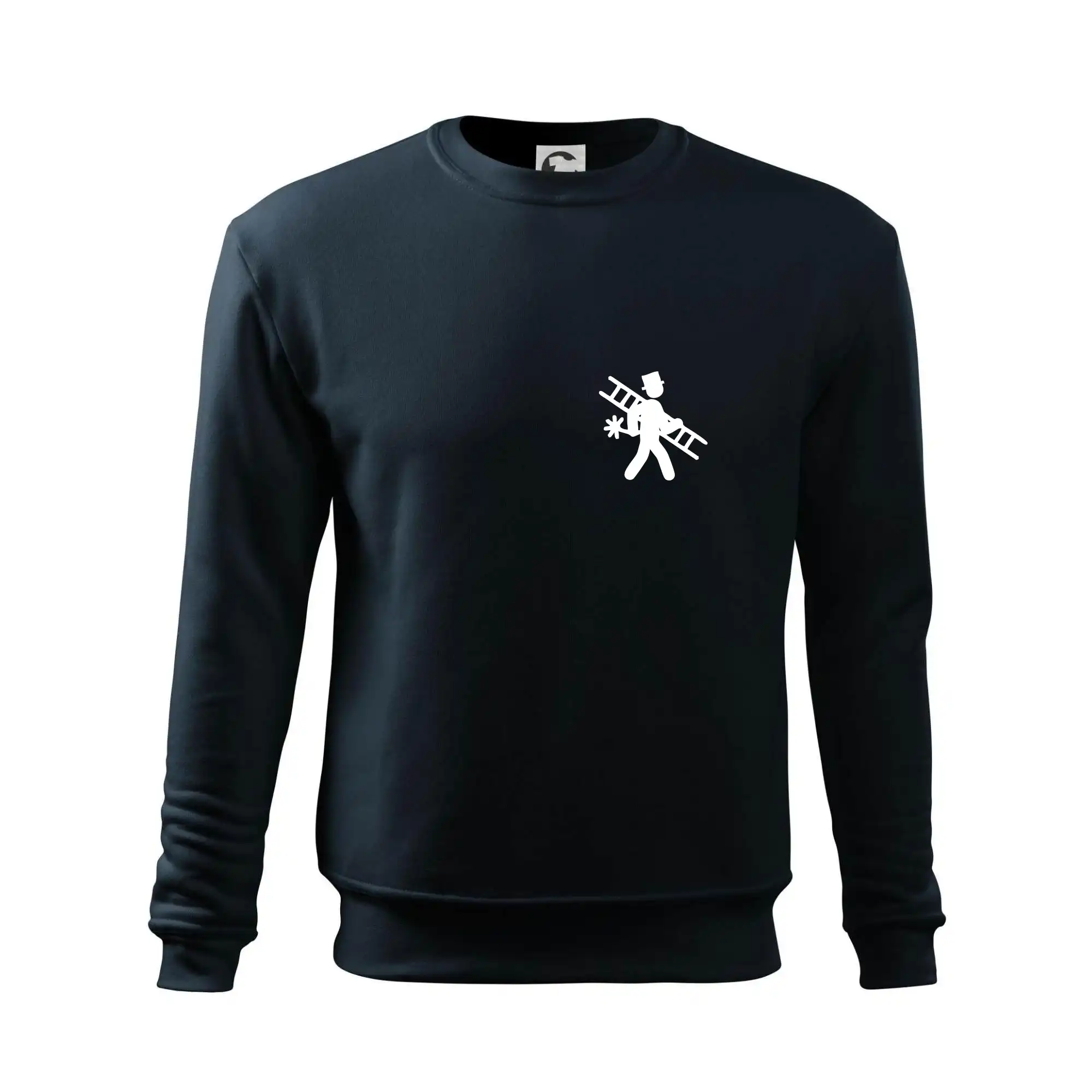 Kominík logo + nápis na zádech