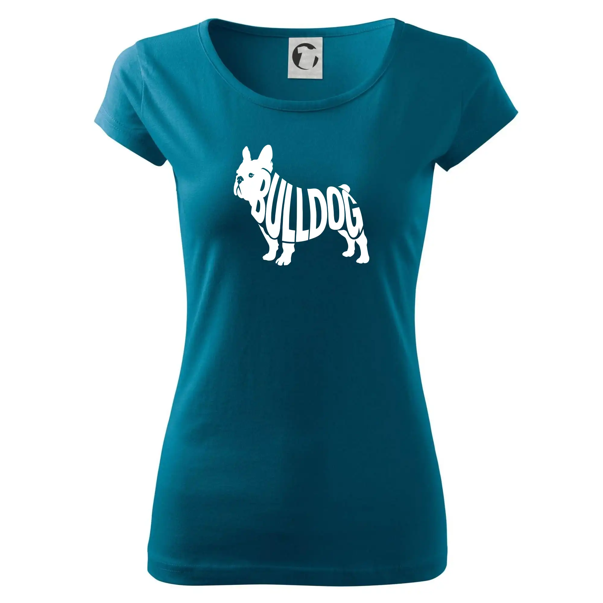 Bulldog  nápis v těle