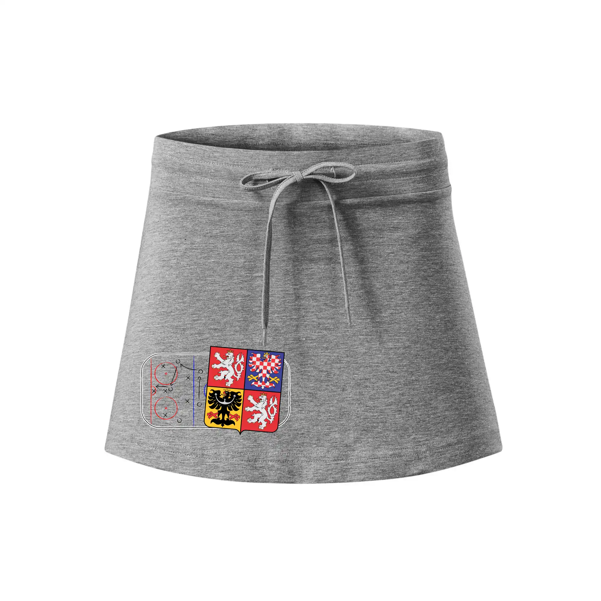 ČR znak na ledě