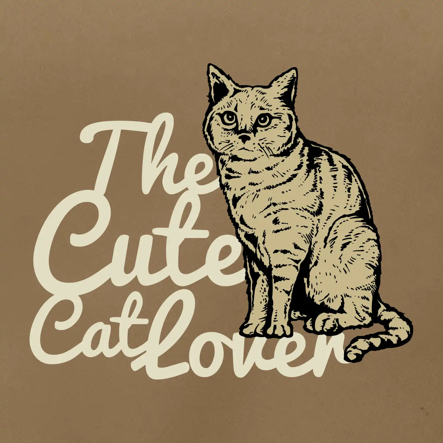 The cute cat lover