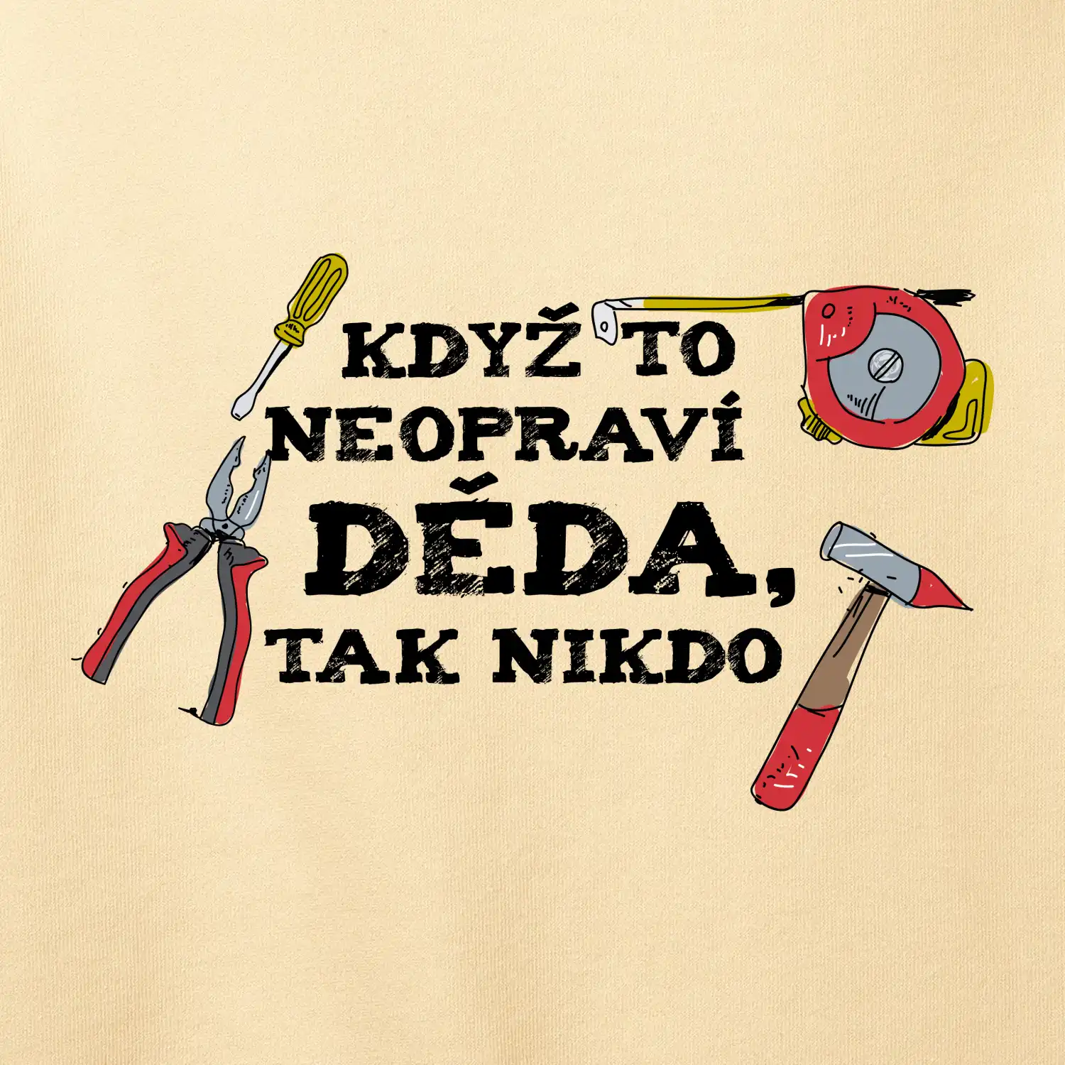 Když to neopraví děda, tak nikdo barevné