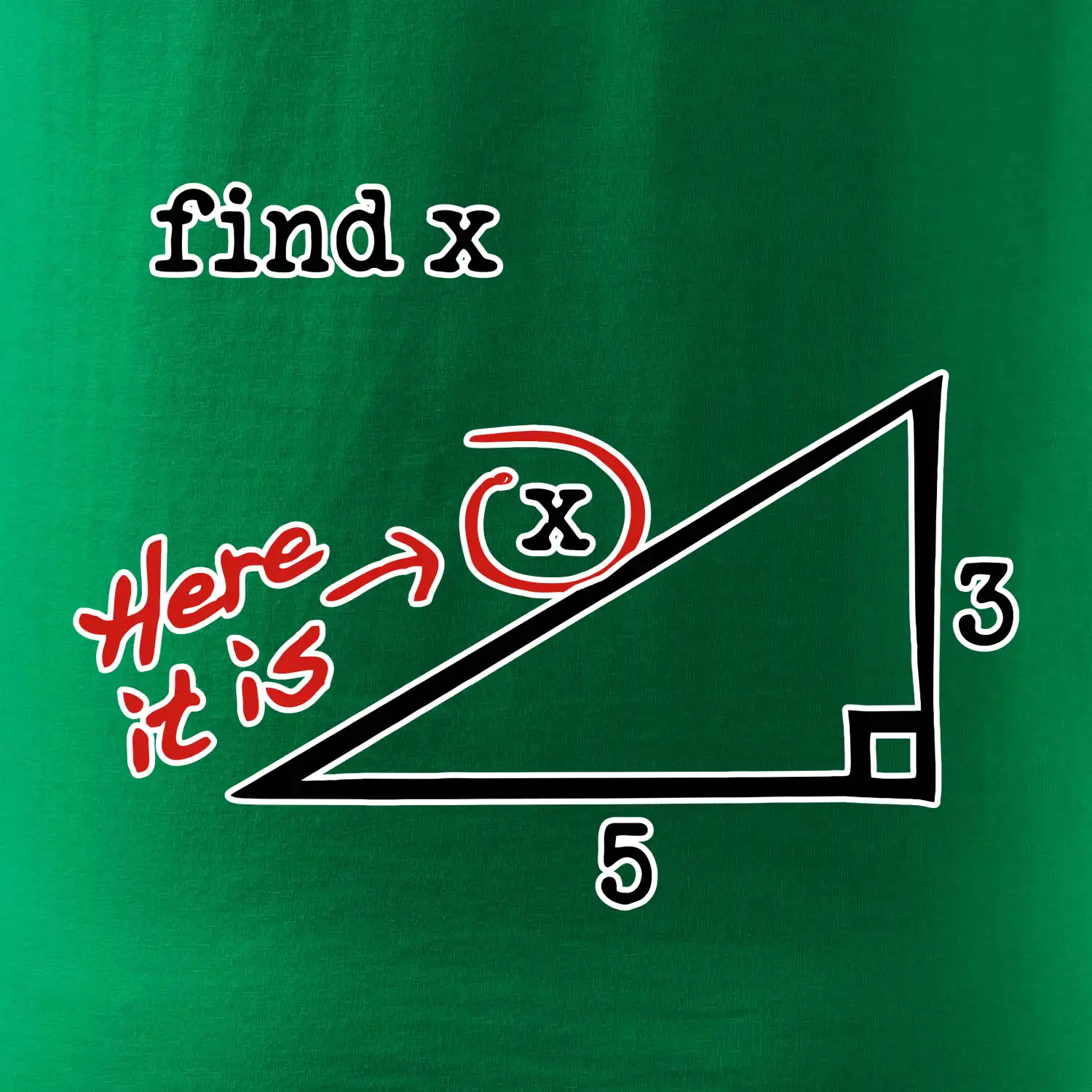 Find X - geometrie