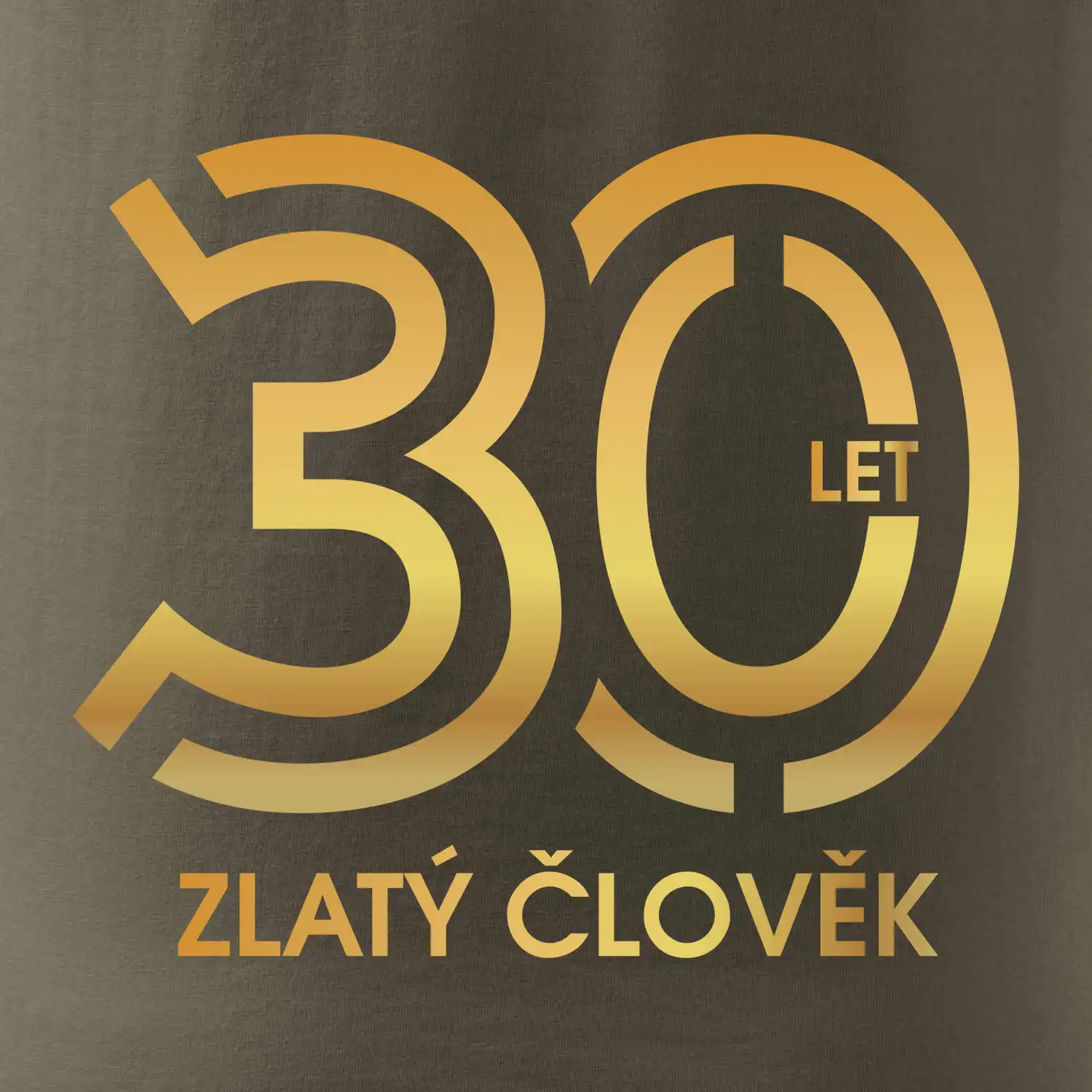 30 let zlatý člověk