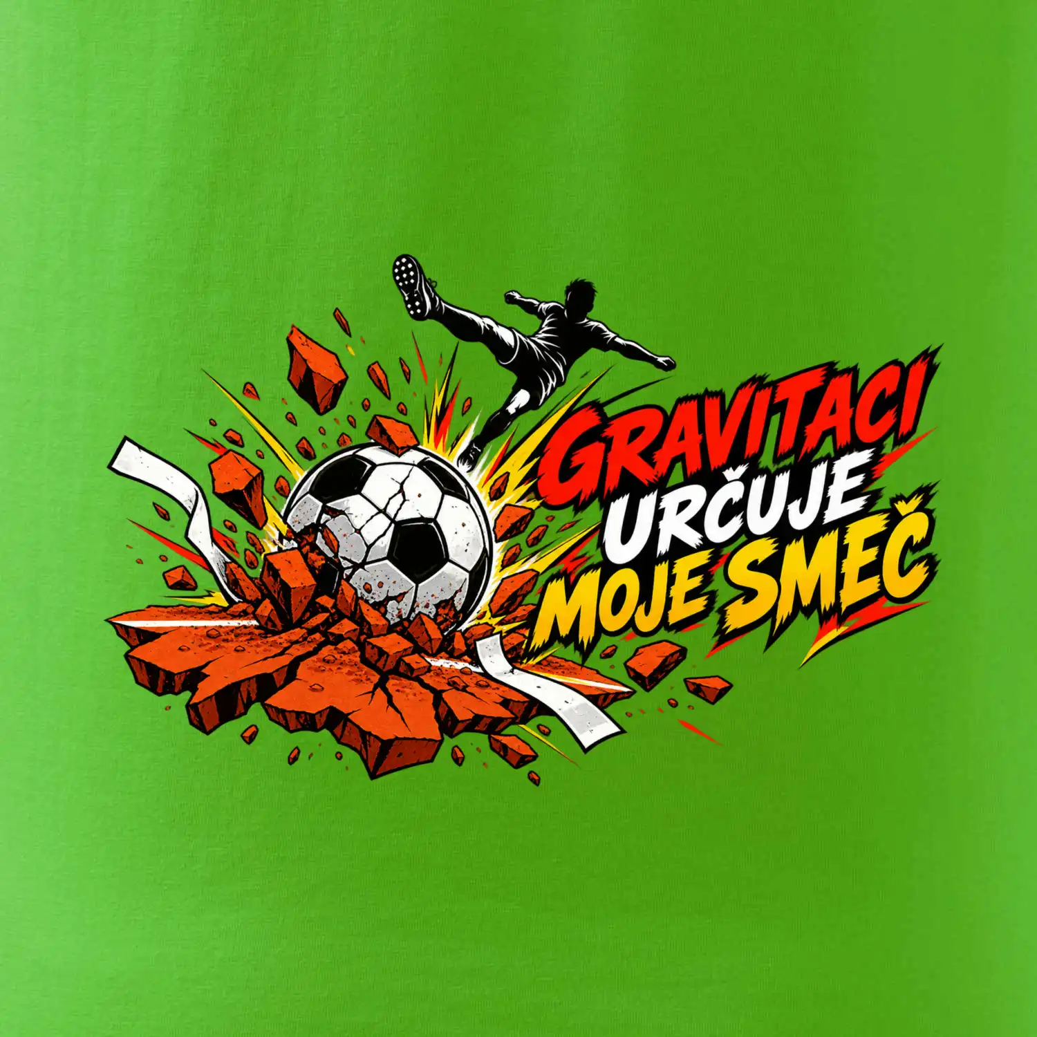 Nohejbalová smeč proti gravitaci