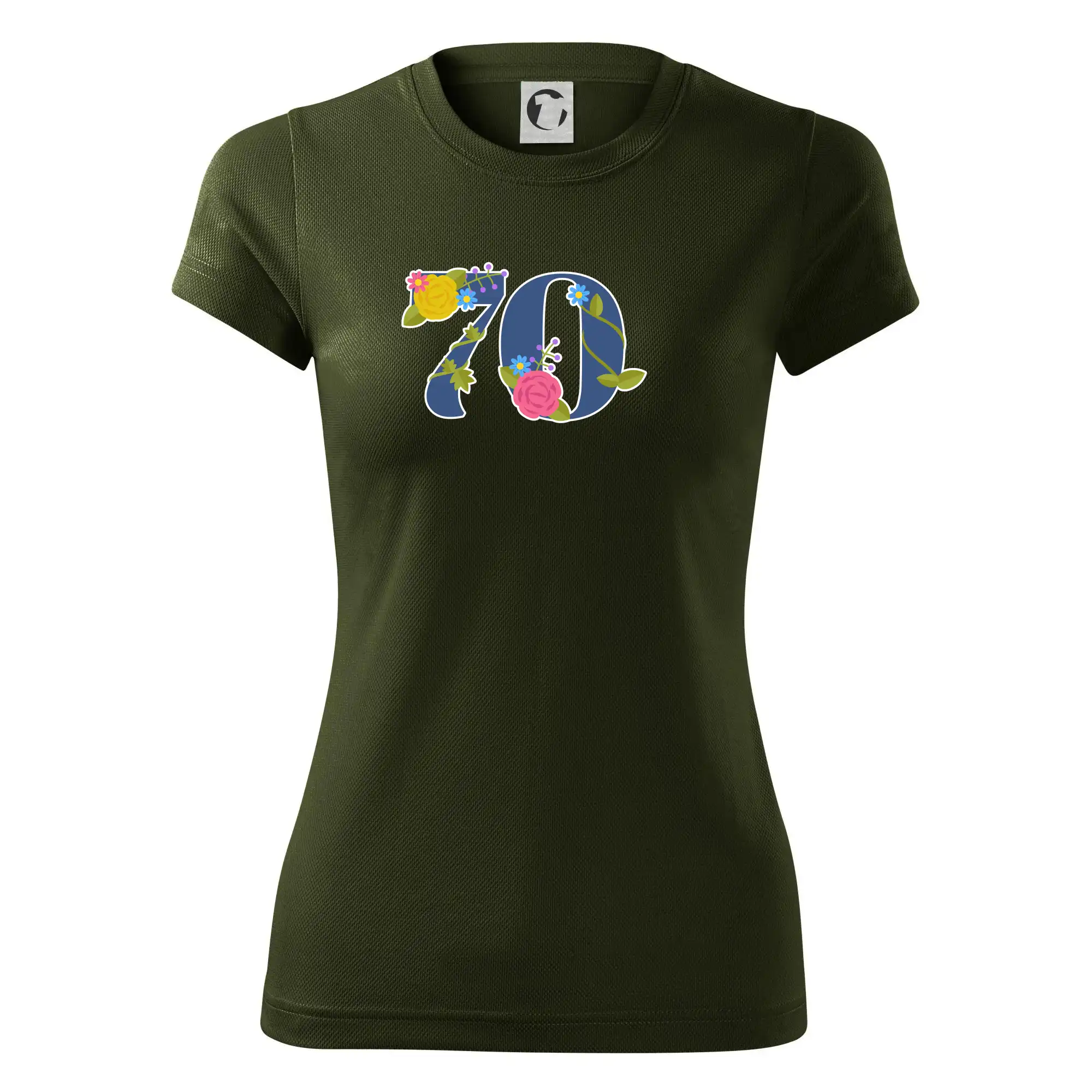 Květinové číslo kreslené - 70