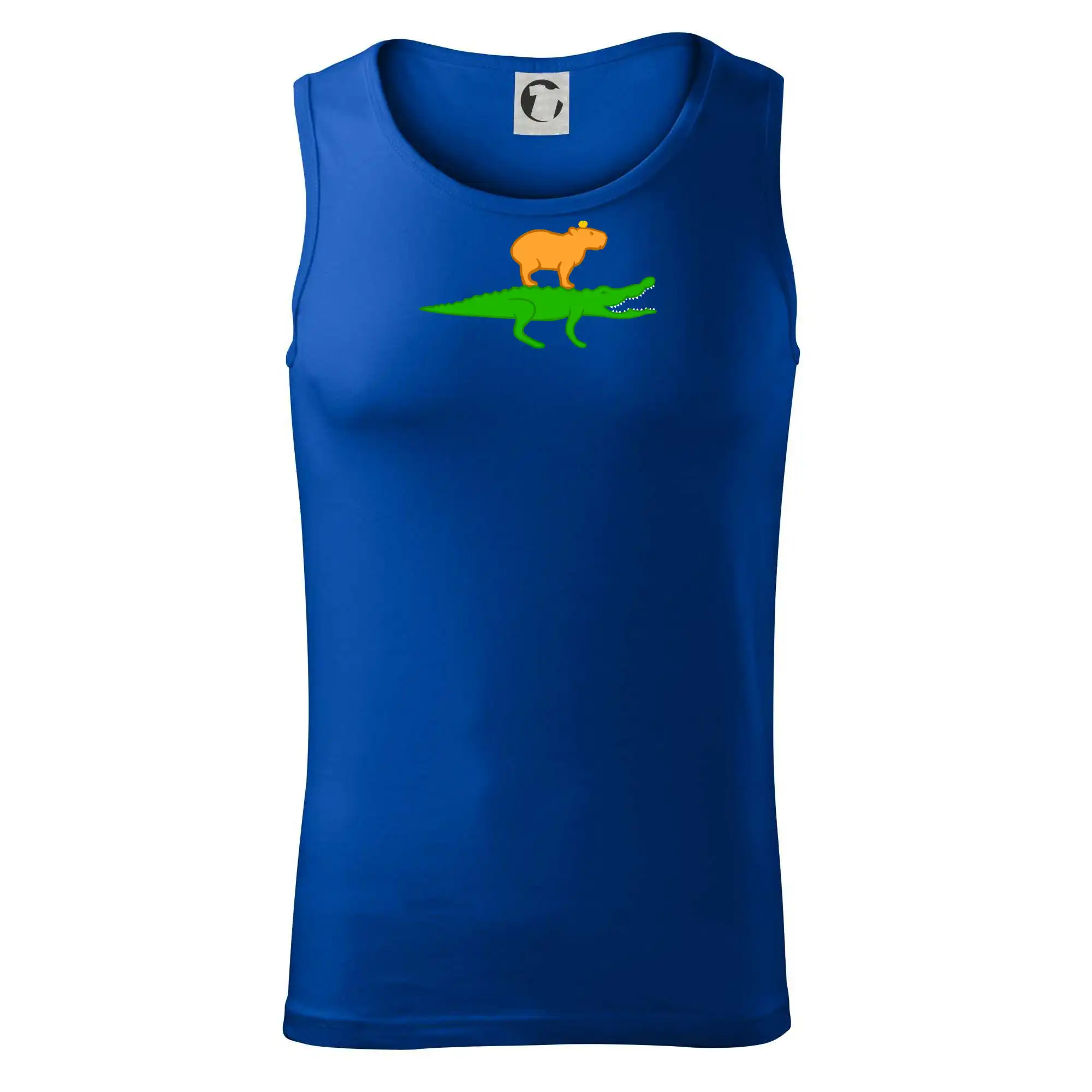 Kapybara na krokodýlovi (Moňas)