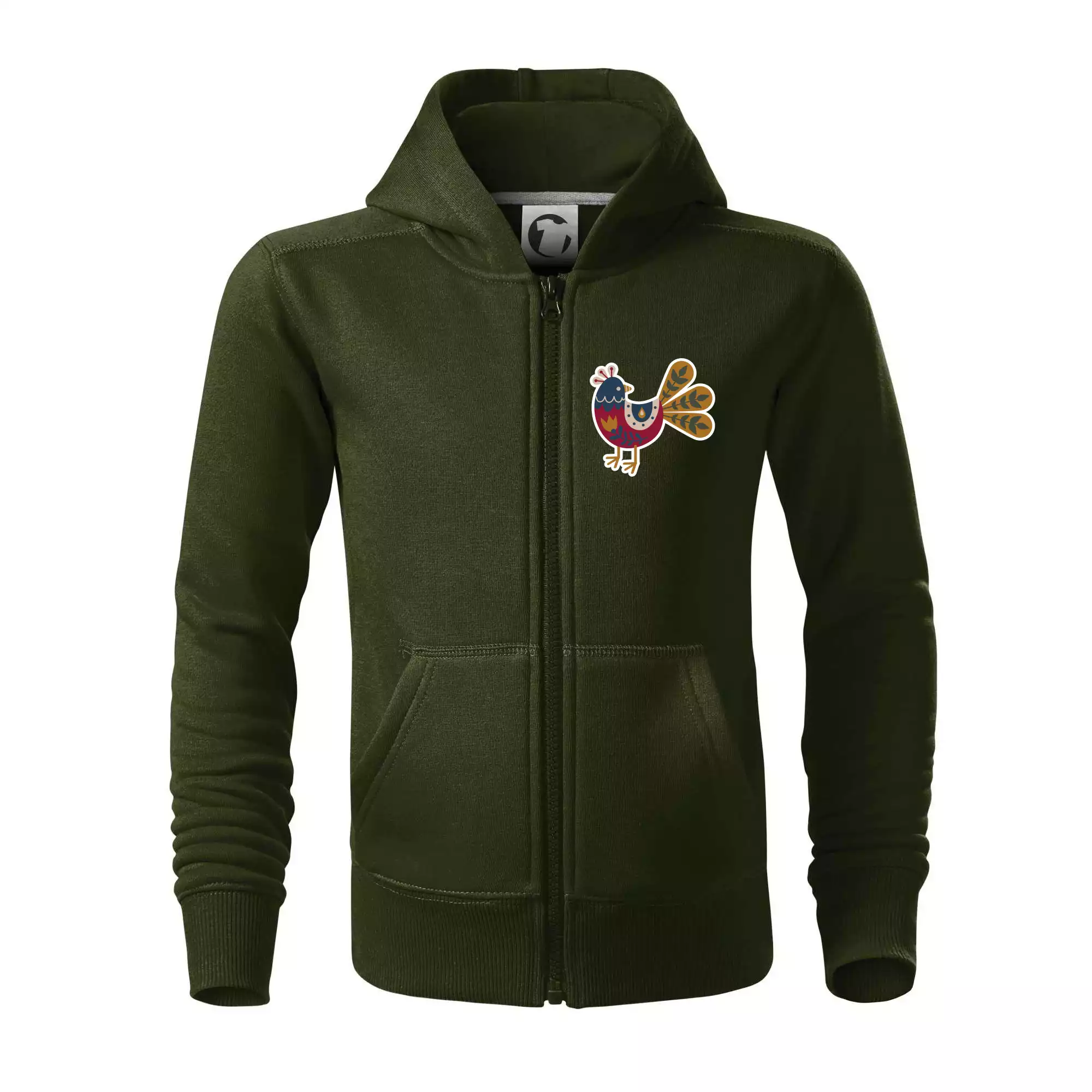 Folklor na prsu slepice