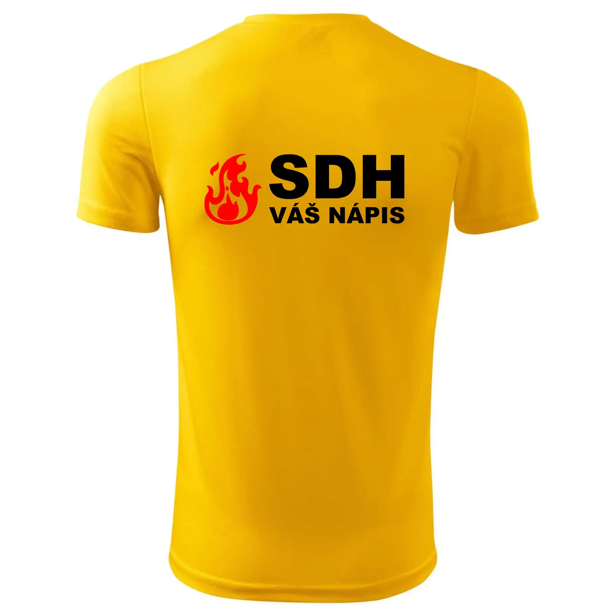 SDH nápis (oheň, firesport, název sboru - vlastní nápis)