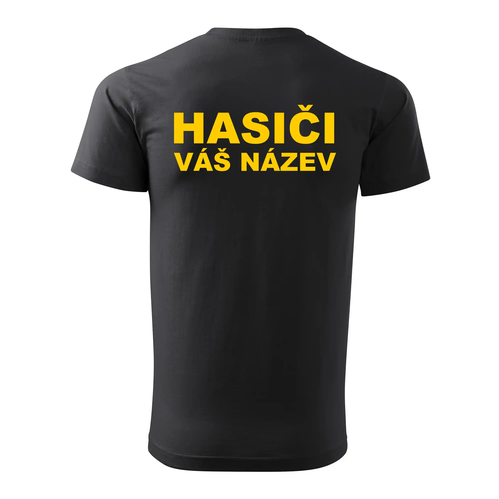 Hasiči - žlutý nápis - váš název sboru