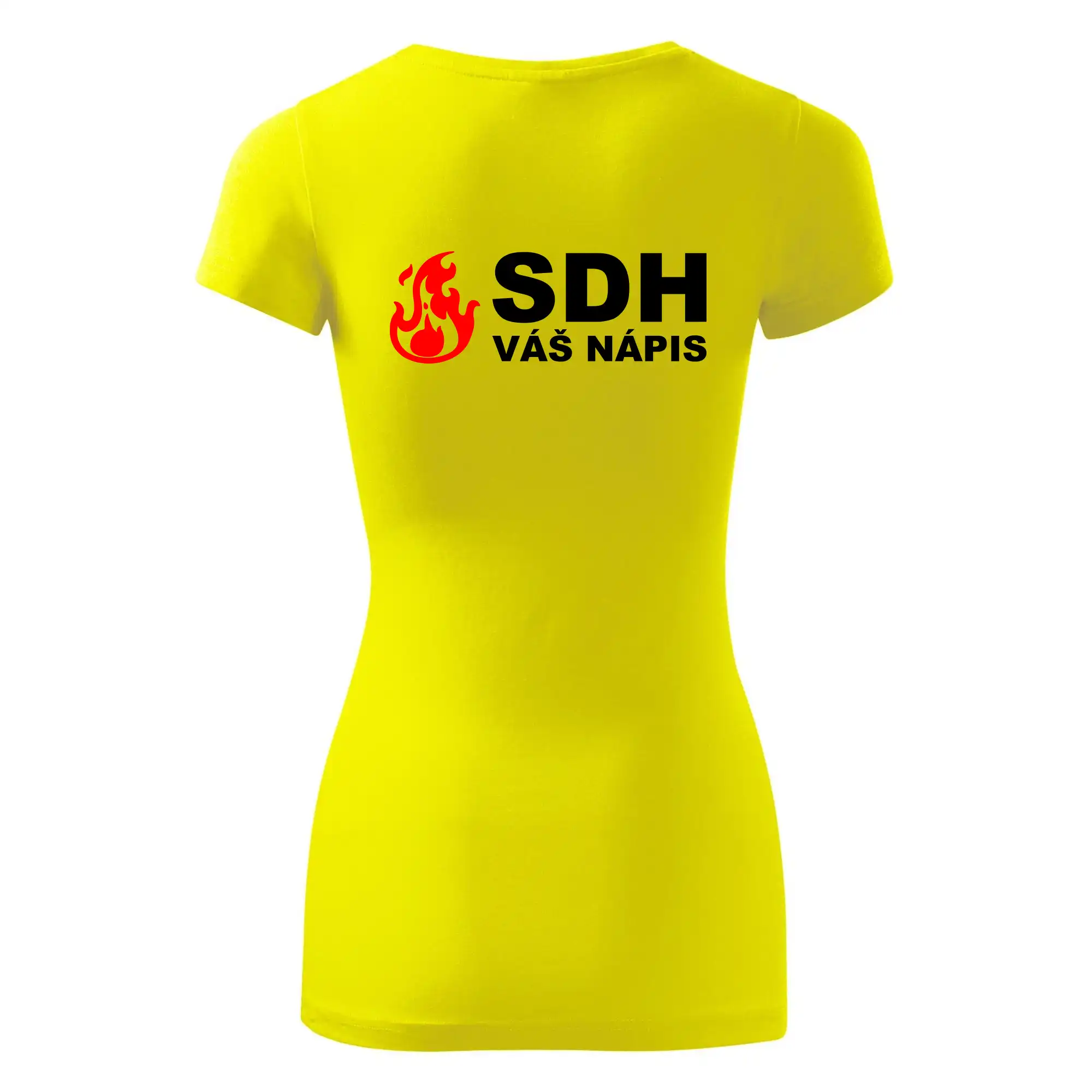 SDH nápis (oheň, firesport, název sboru - vlastní nápis)