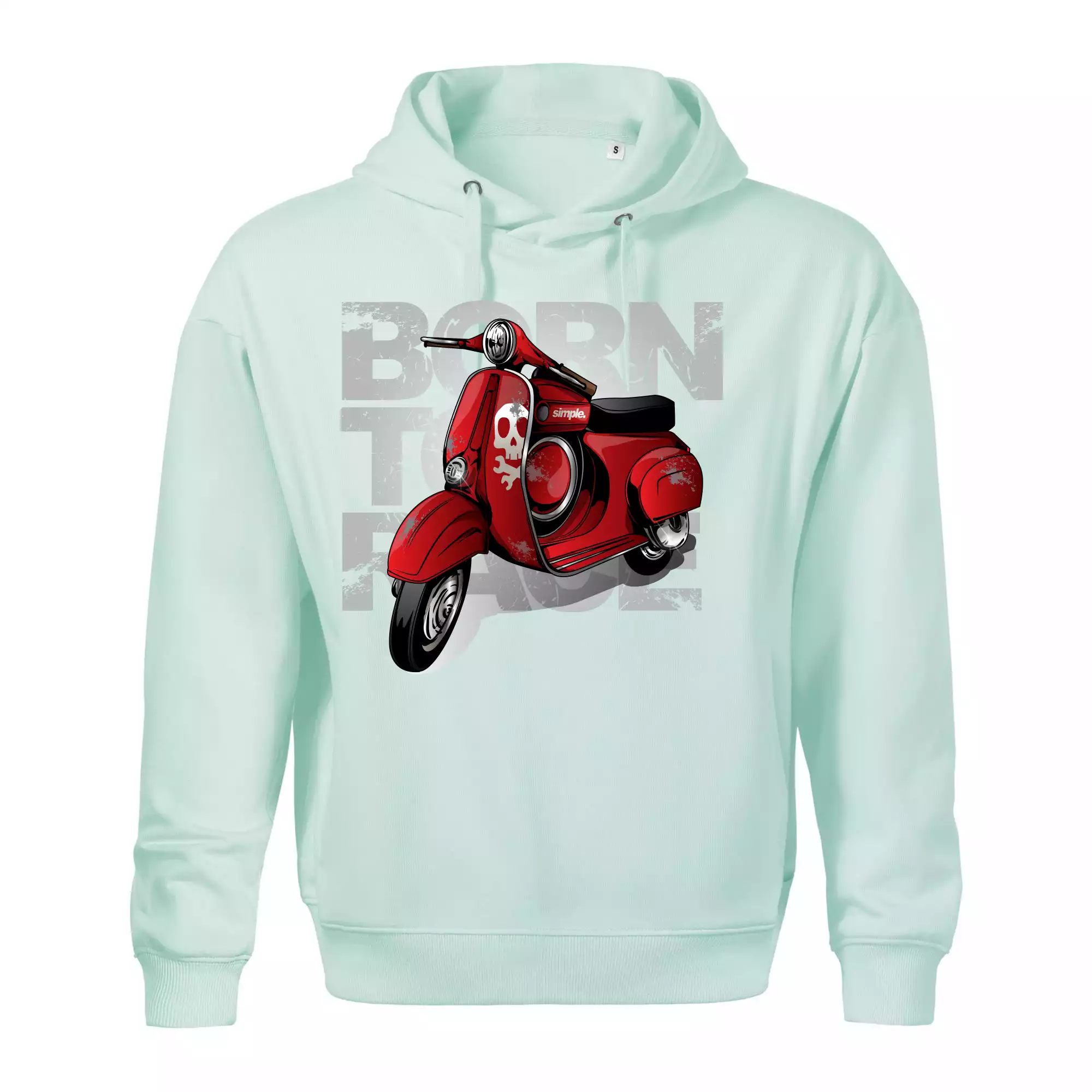 Scooter born to ride red