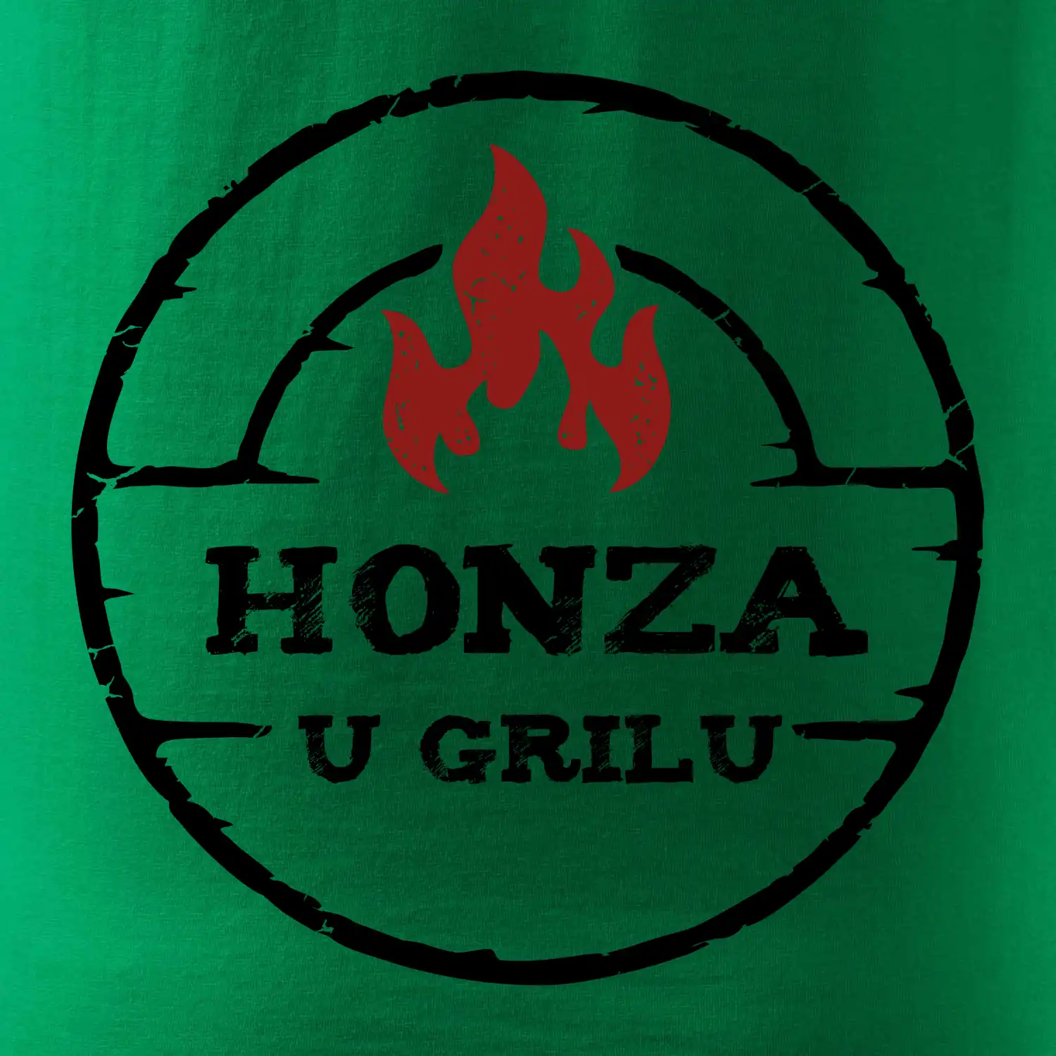 Vlastní jméno u grilu v kruhu