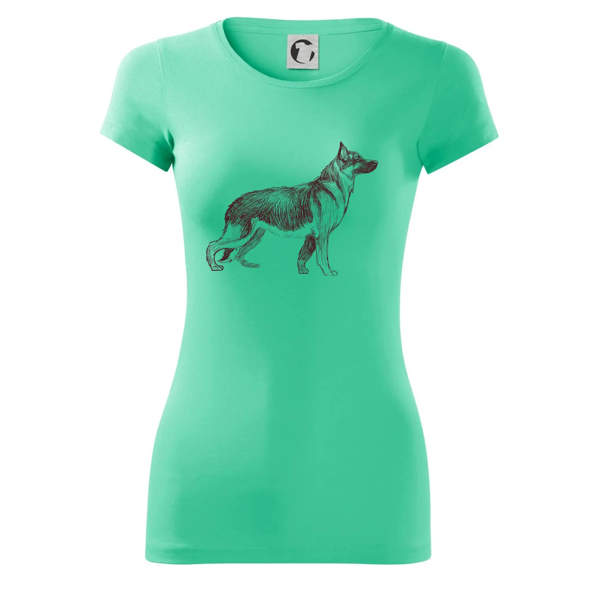 Německý ovčák -  kreslený skica