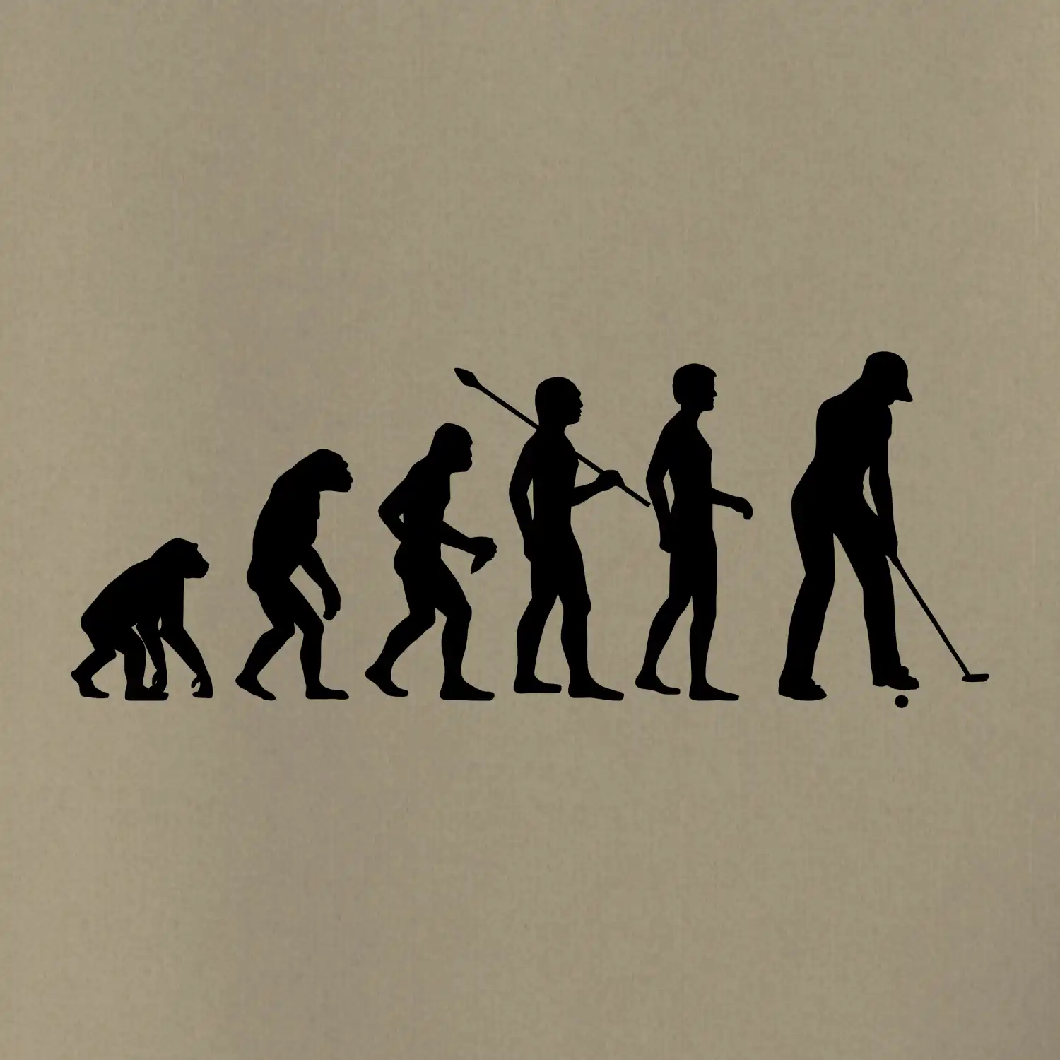 Evoluce golf - žena