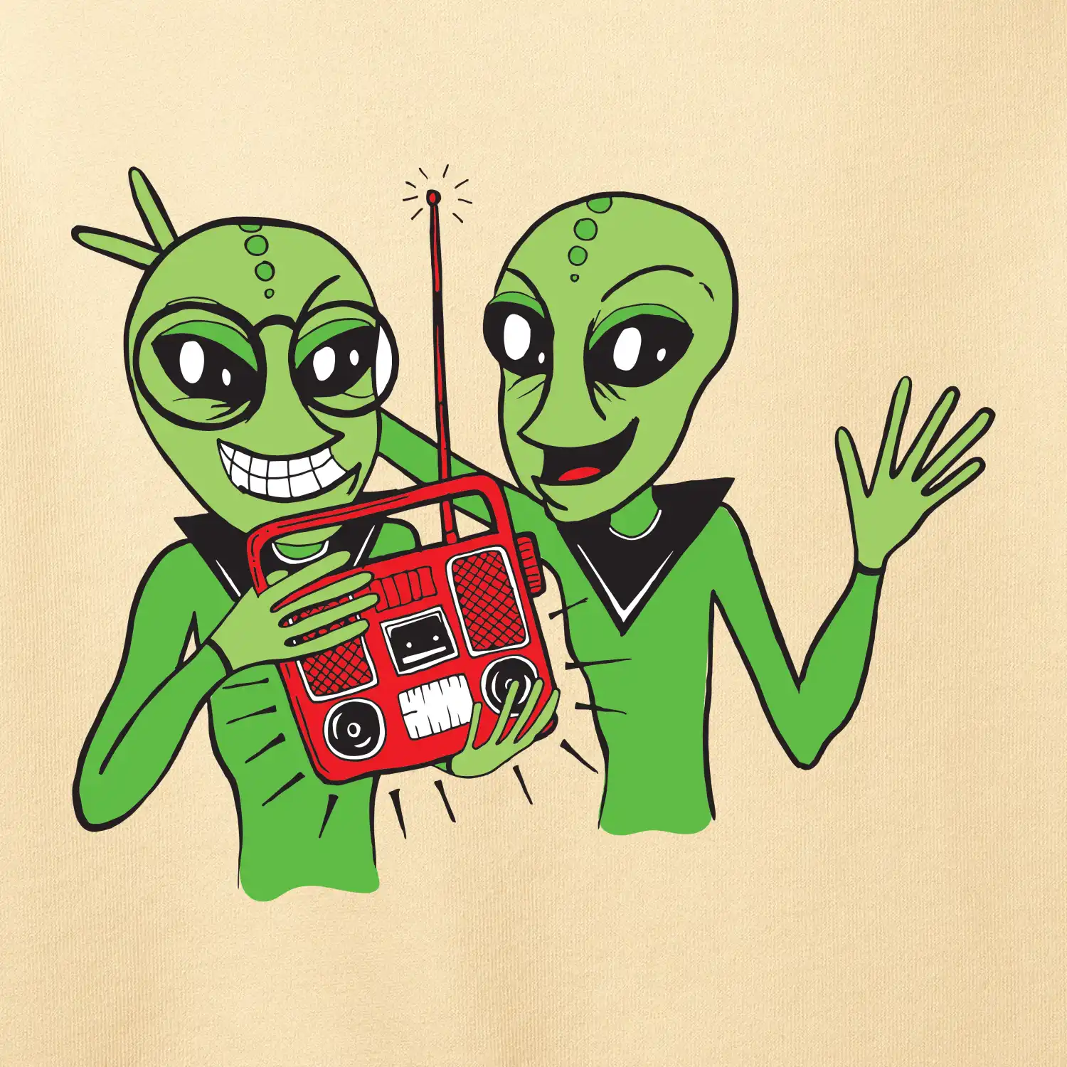 Ufo a rádio (Pecka design)