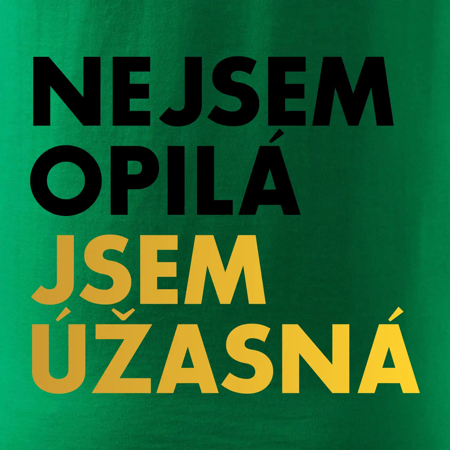 Nejsem opilý jsem úžasná