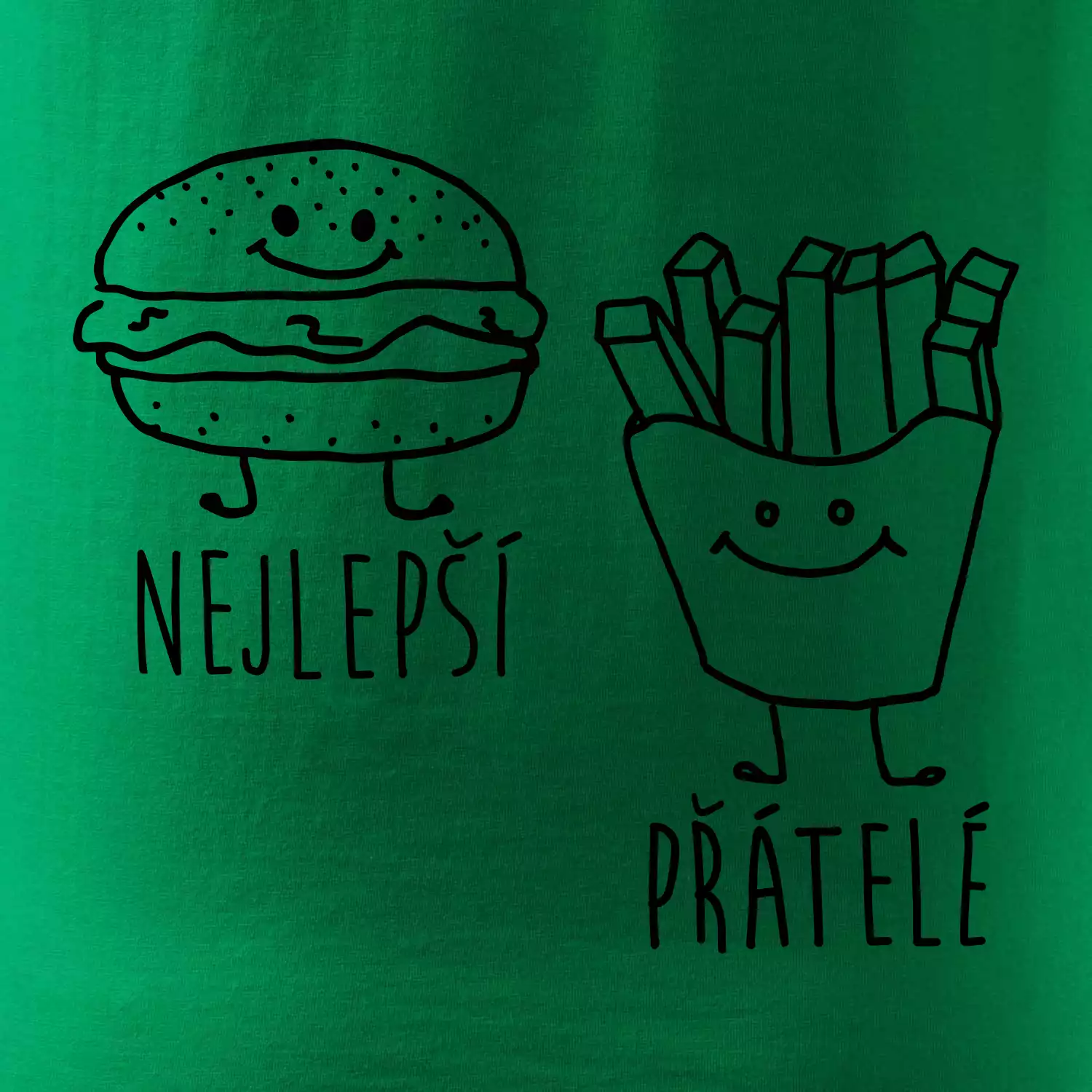 Nejlepší přátelé - Hamburger a hranolky