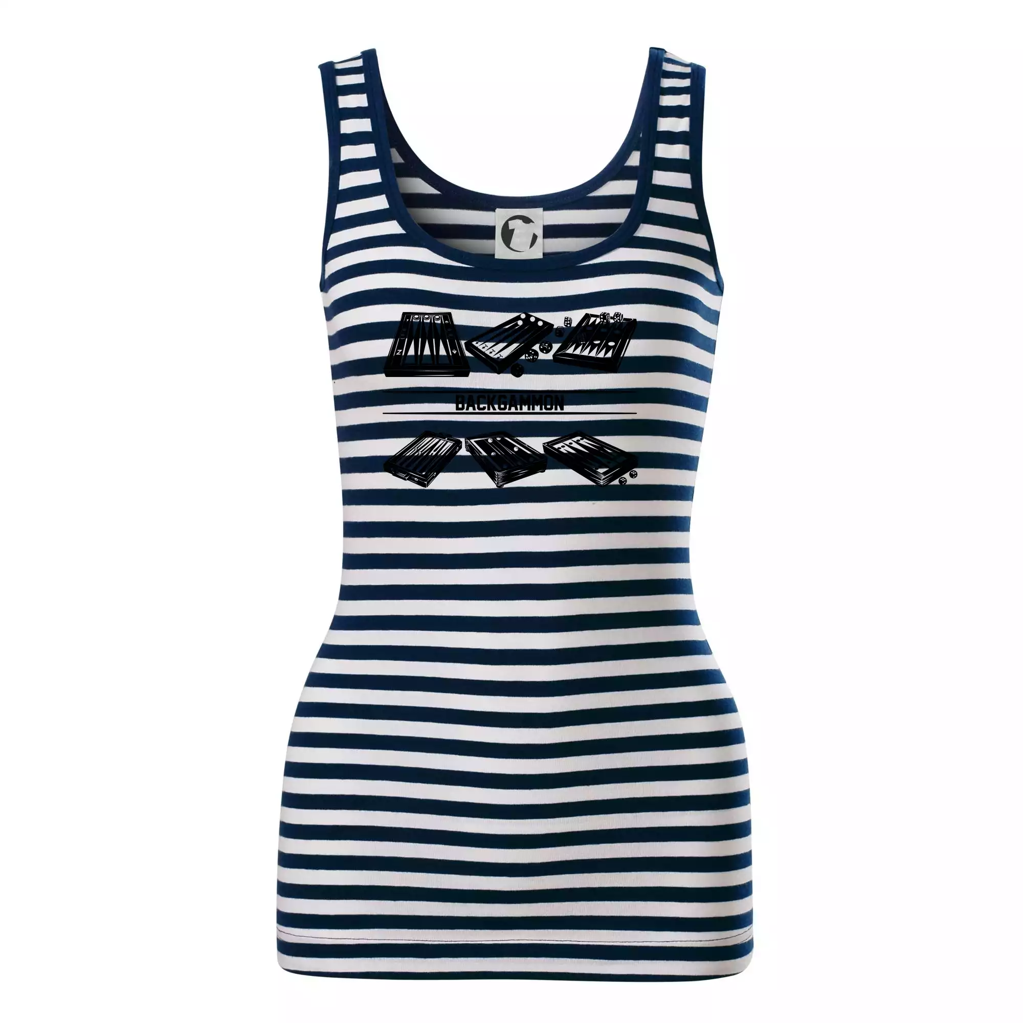 Backgammon černý set