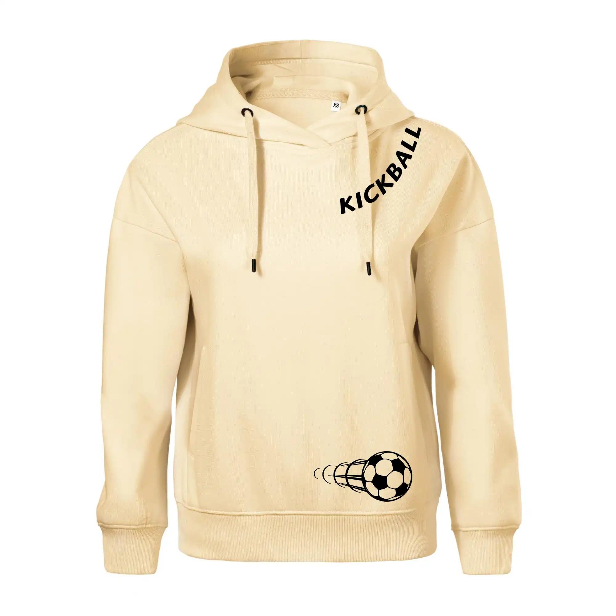 Kickball nápis šikmo