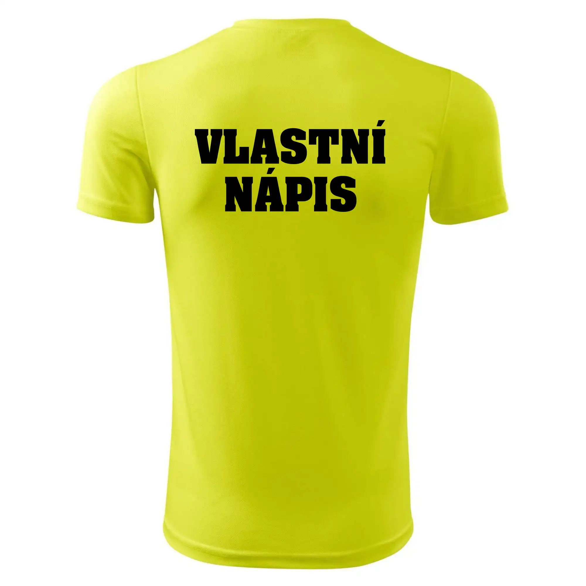 Hvězda života - vlastní nápis vpředu a vzadu