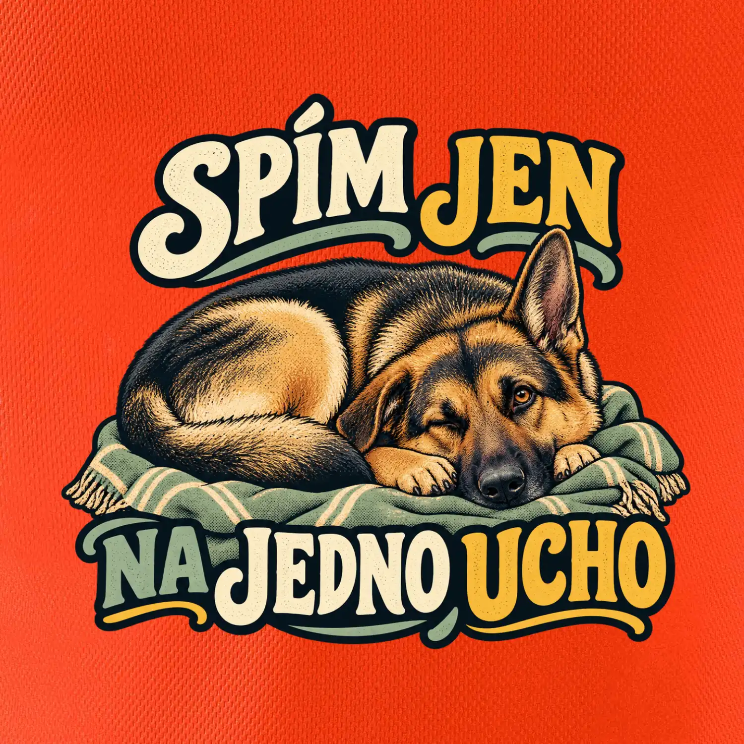 Spím jen na jedno ucho - vlčák