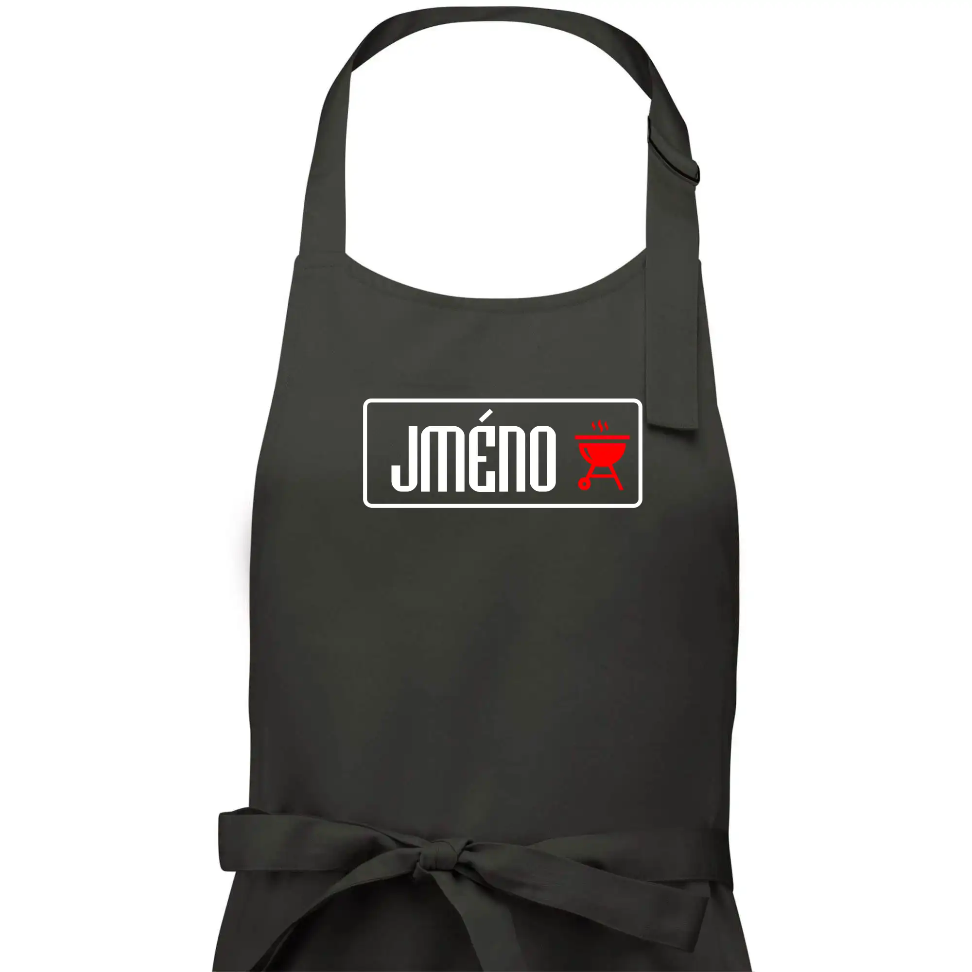 Zástěra na grilování s vlastním jménem
