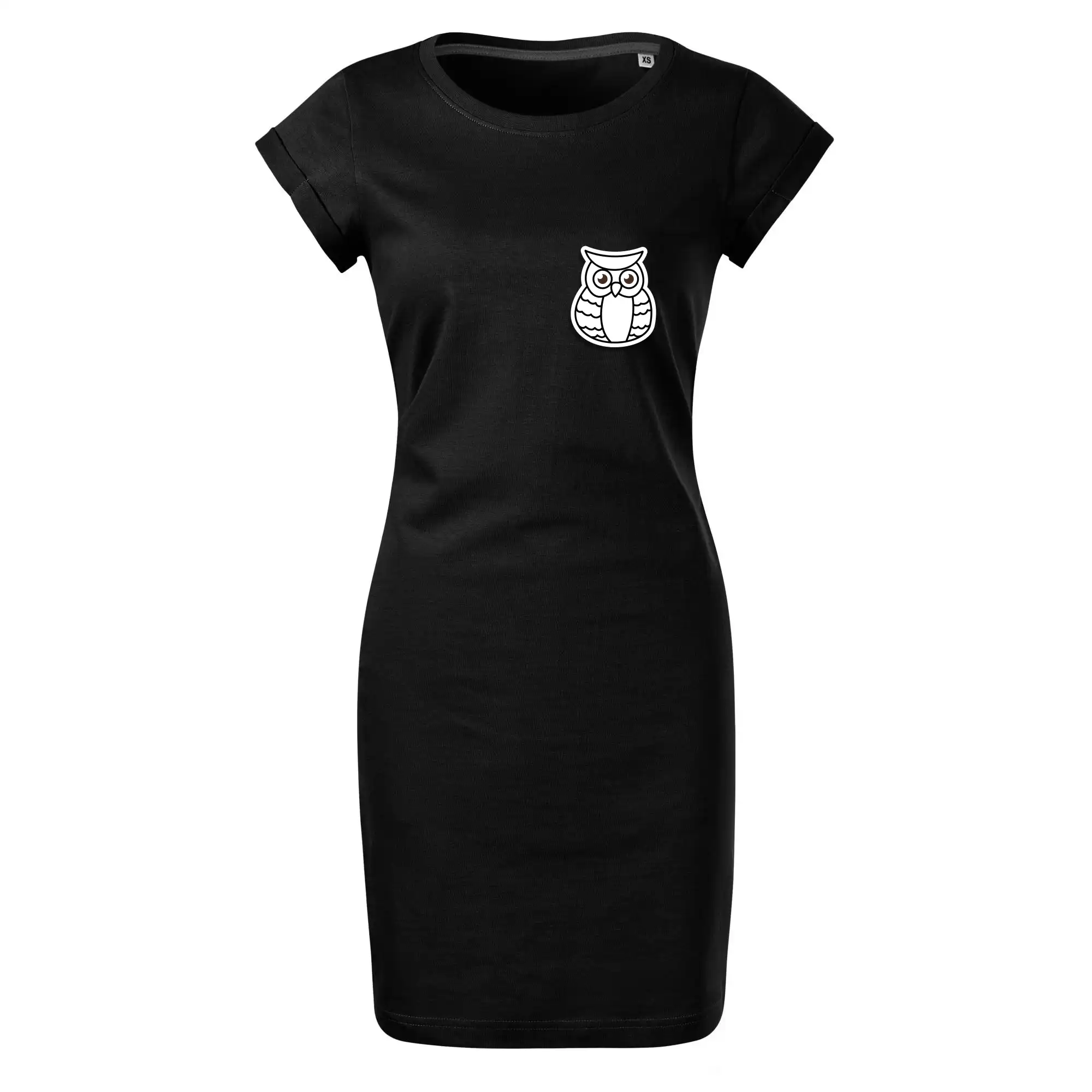 Sova kreslená na prsu