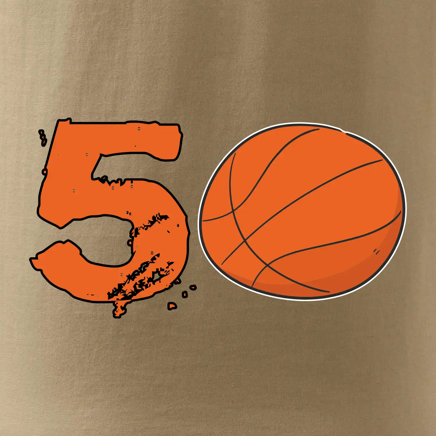 Basketball kulaté narozeniny 50