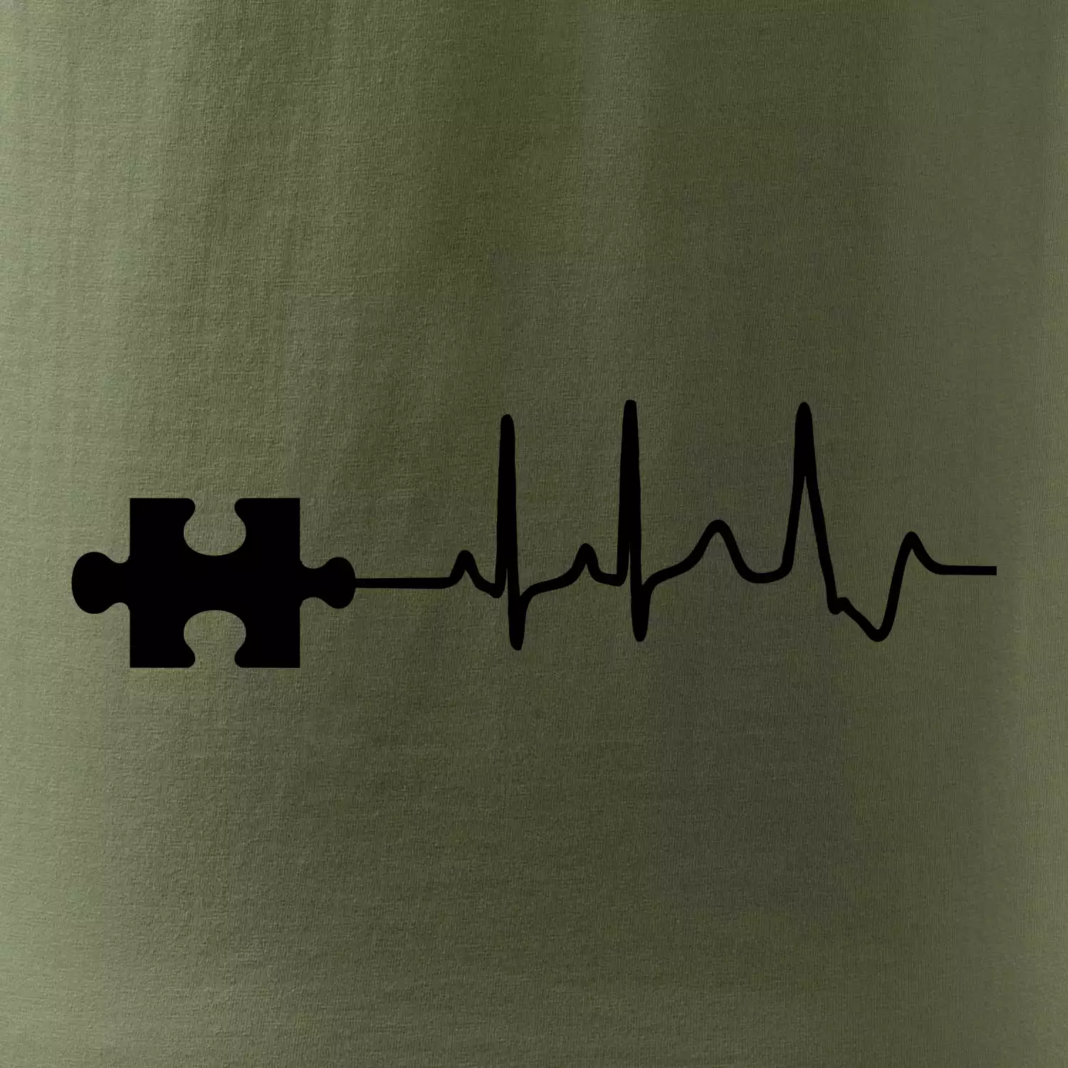 EKG puzzle rozpojené