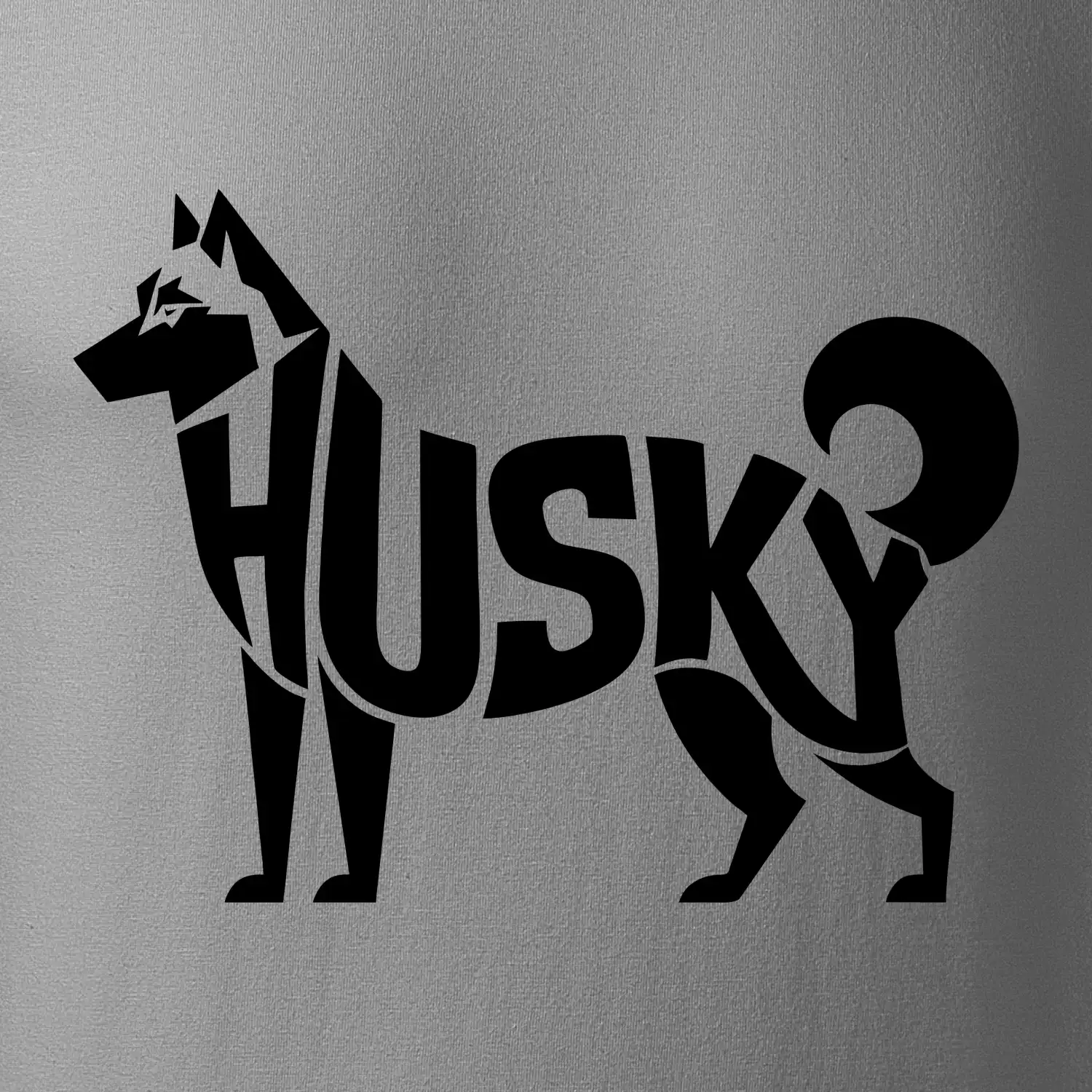 Husky nápis v těle