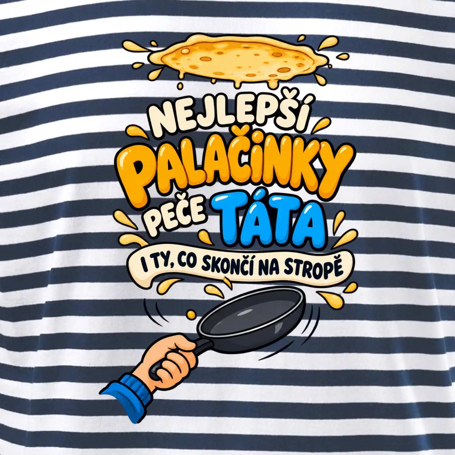 Nejlepší palačinky peče táta I ty co skončí na stropě