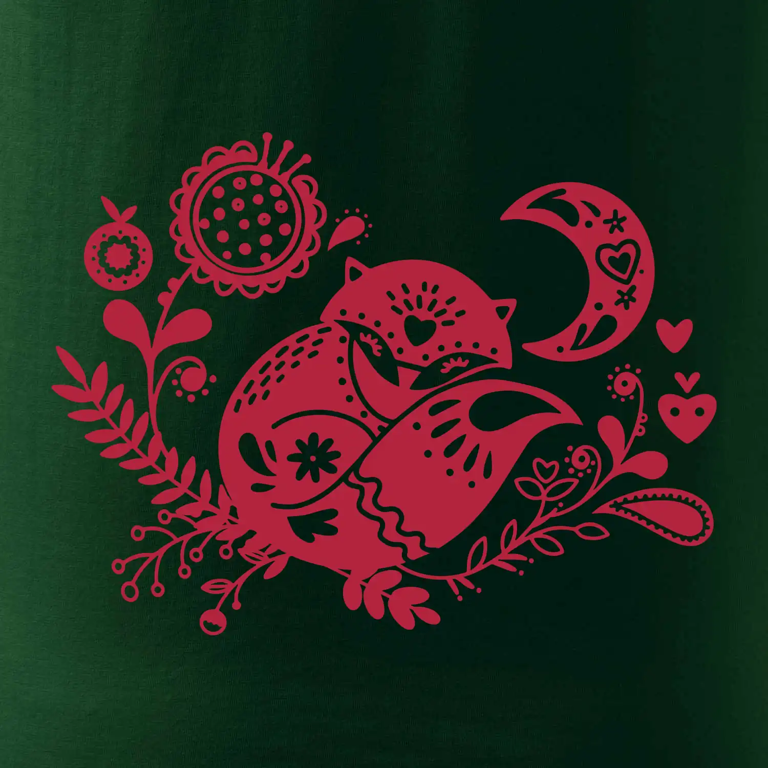 Folklor - liška spící