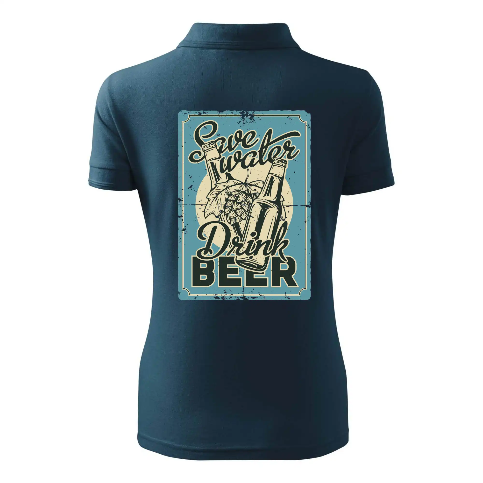 Save water drink beer poster