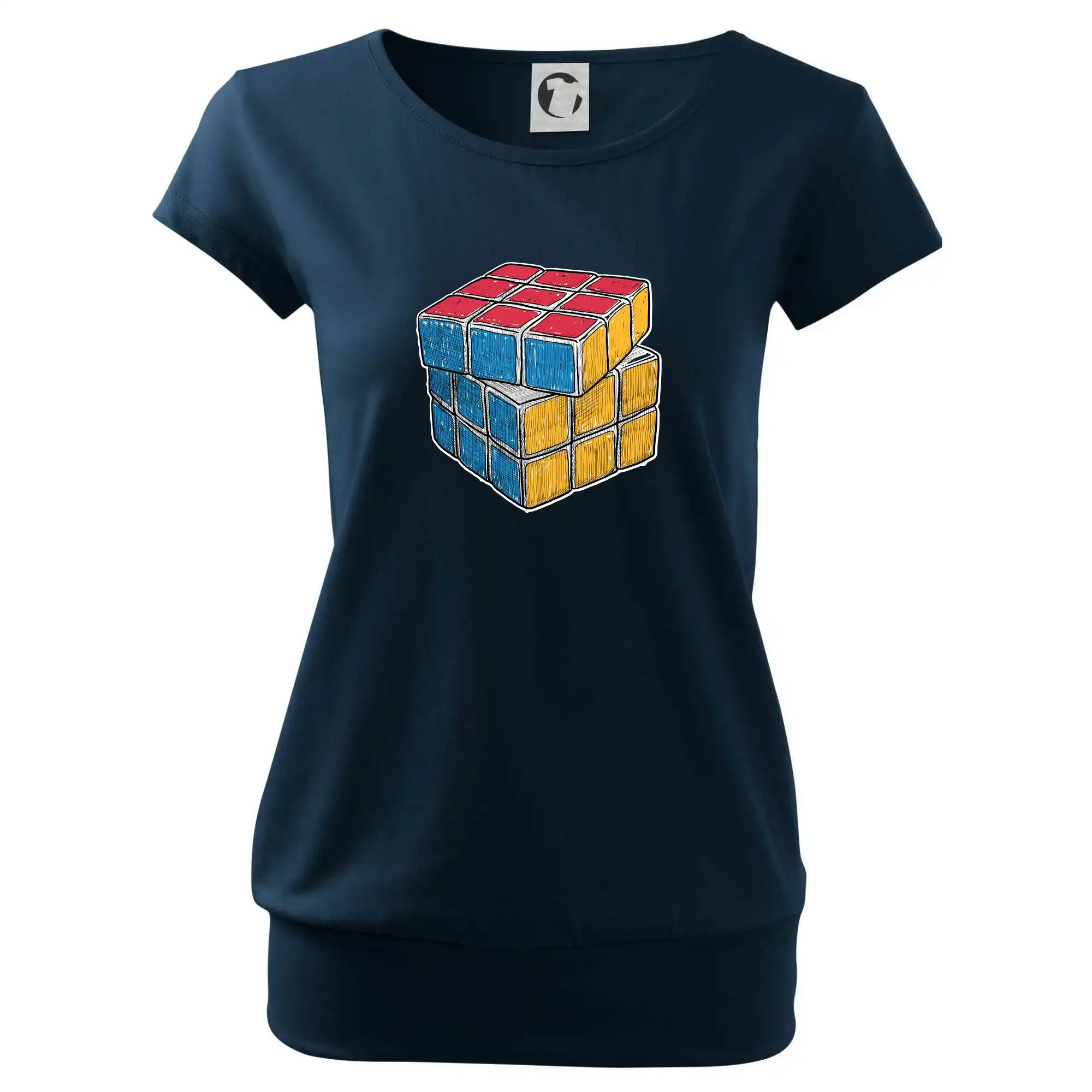 Rubikova kostka kreslená