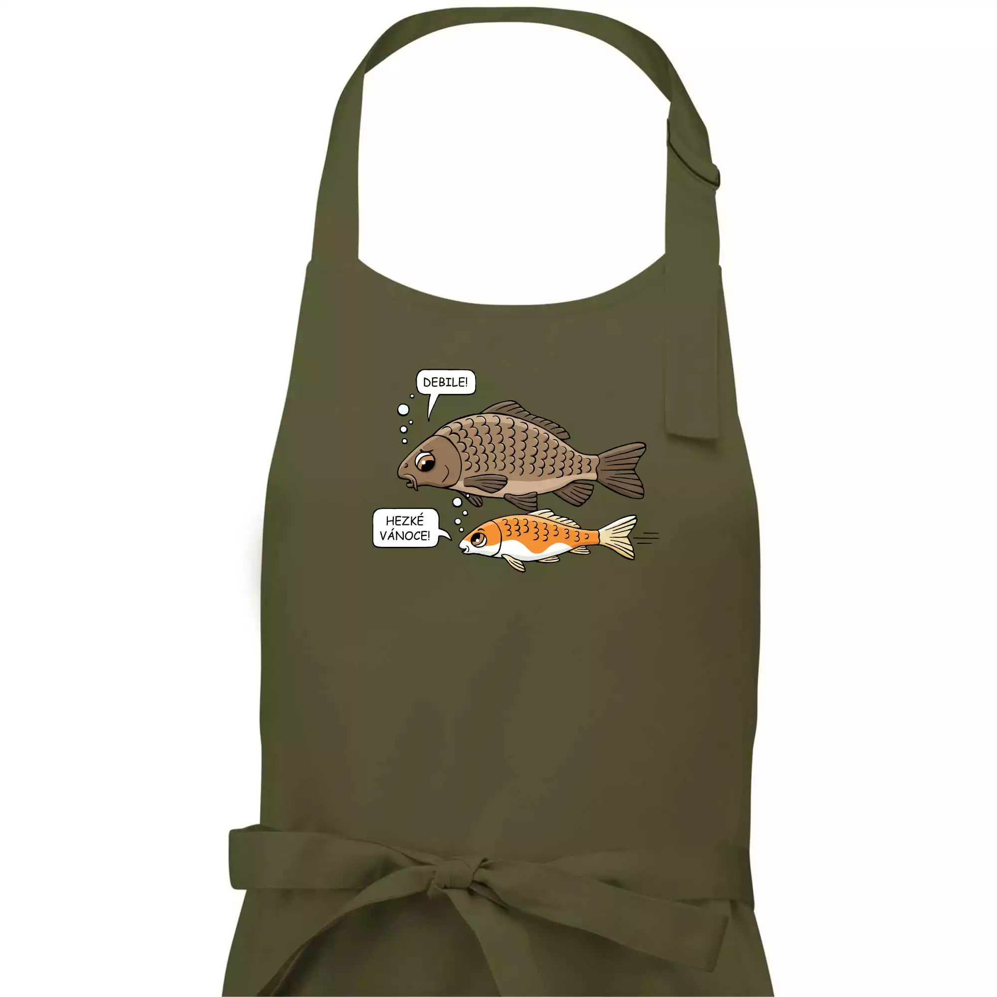 Hezké Vánoce Kapr a Koi kapr (Hana-creative)