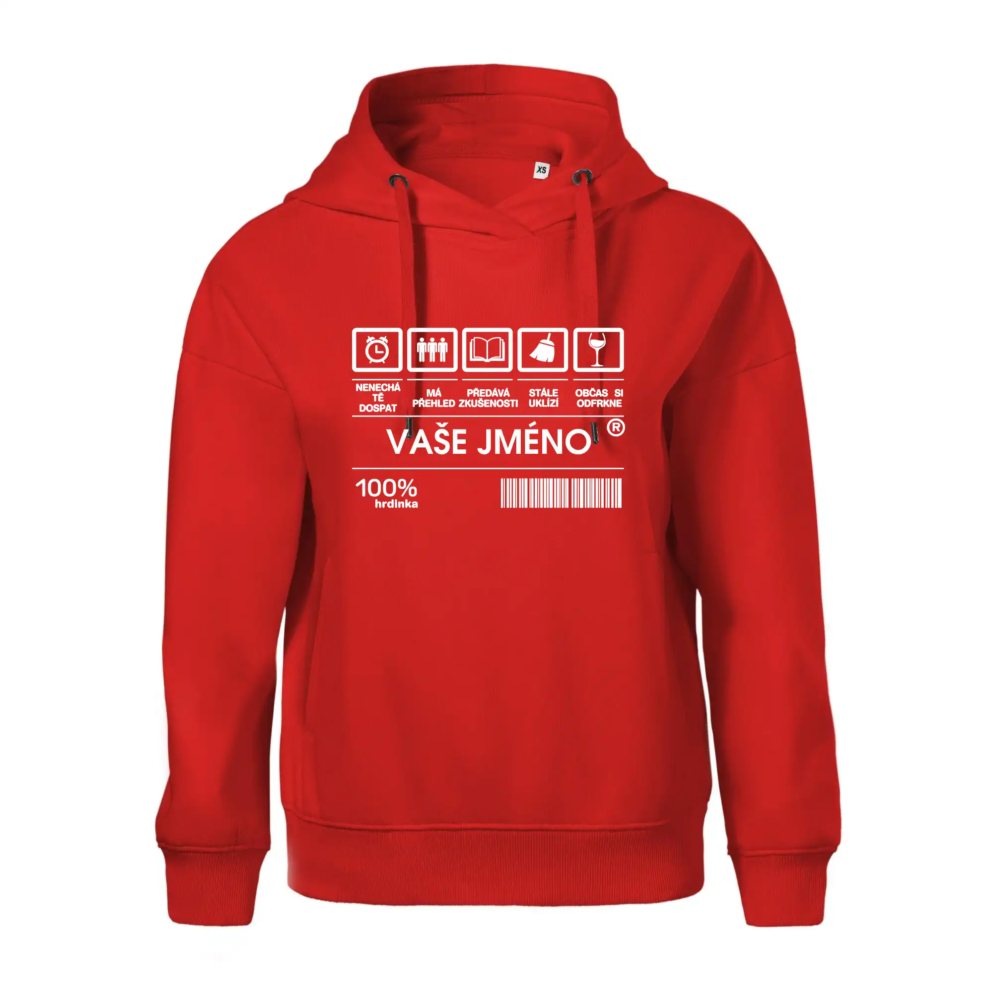 Vaše jméno - čárový kód