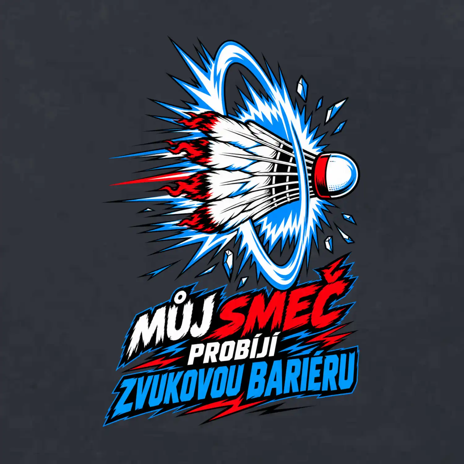 Badminton smeč a zvuková bariéra