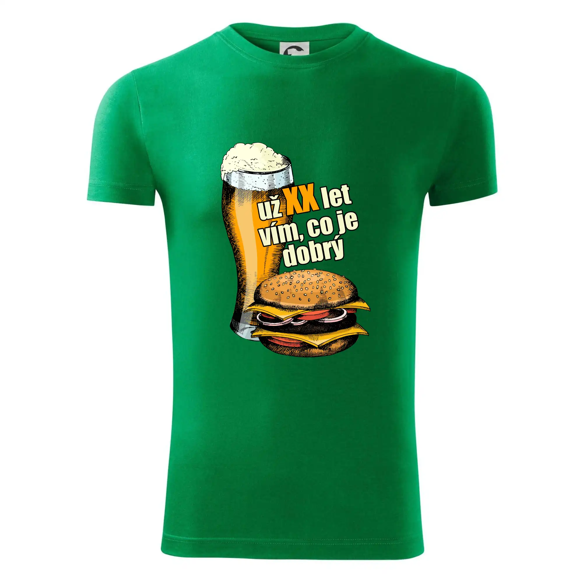 Pivo a burger vím co je dobrý