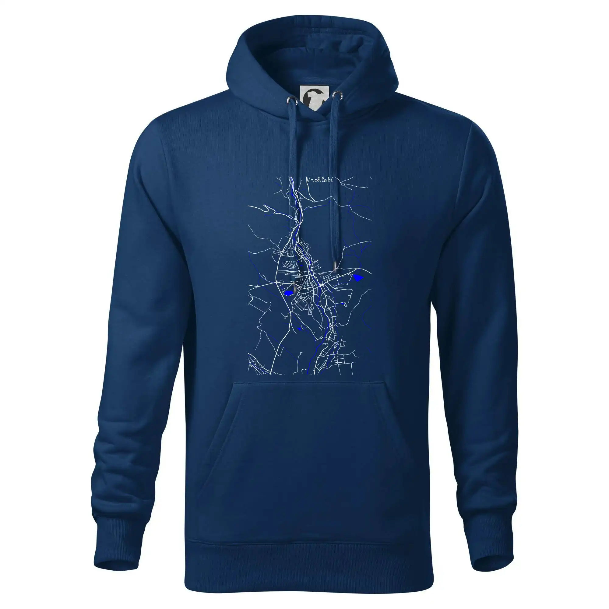 Vrchlabí - Mapa s vodními toky