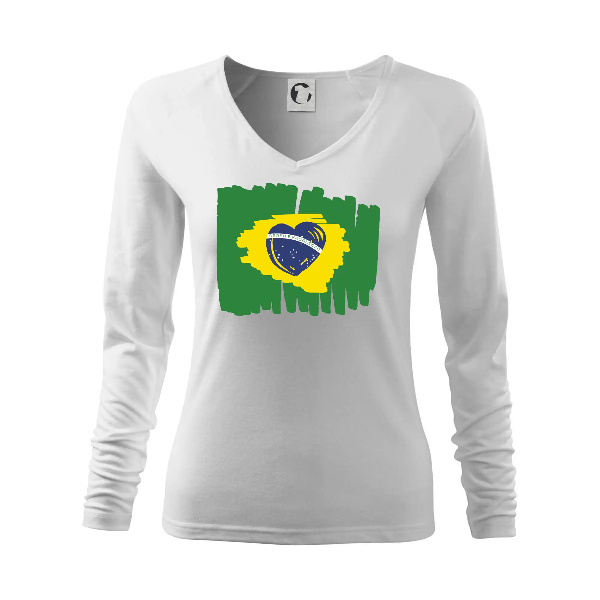 Brazílie vlajka srdce