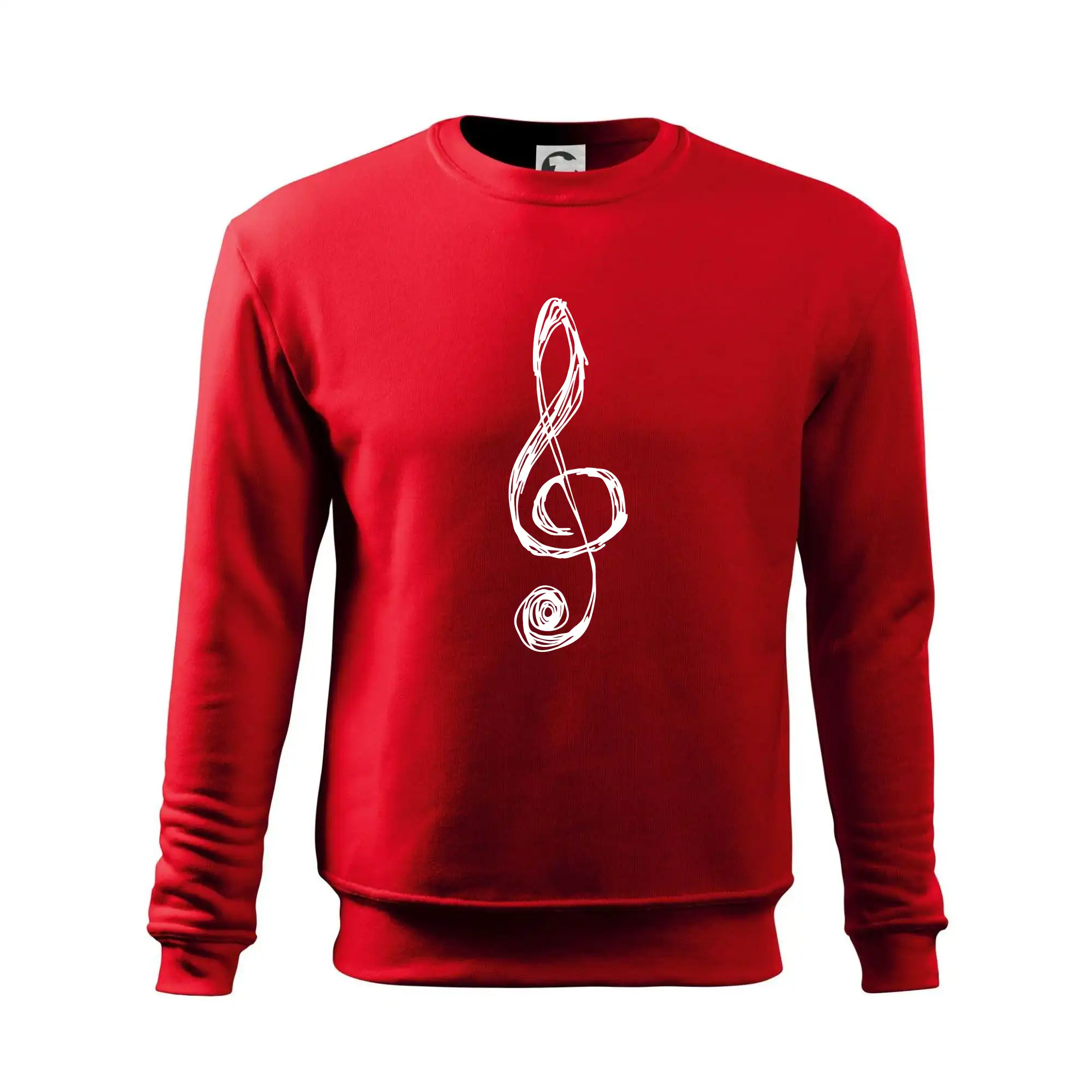 Houslový klíč kreslený