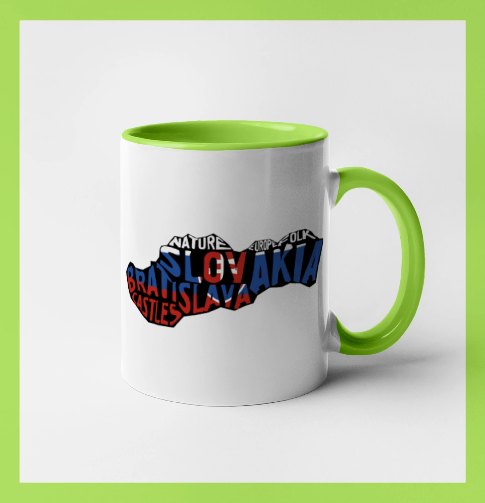 Mapy - názvy měst - Slovensko