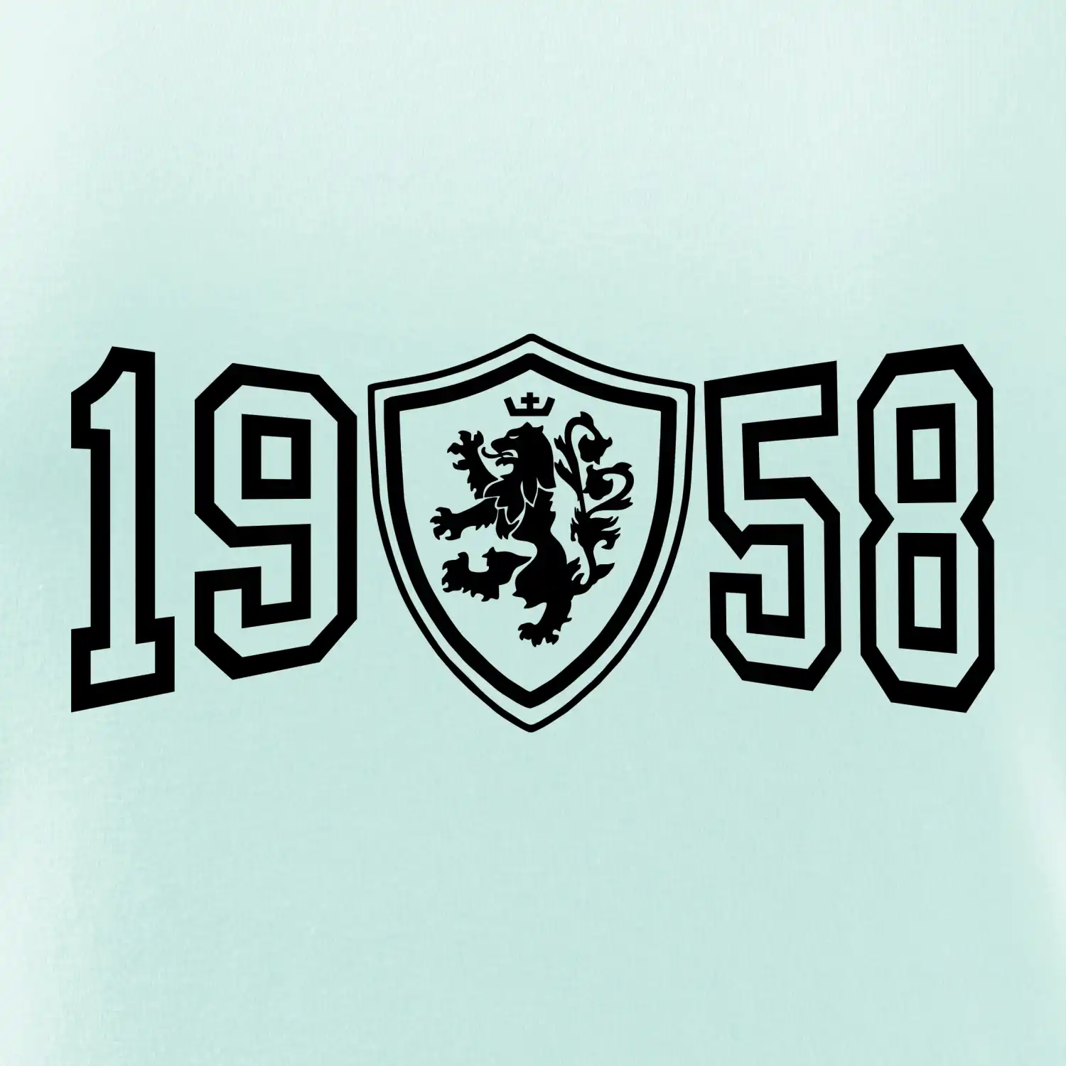 Narozeninový motiv - znak - 1958