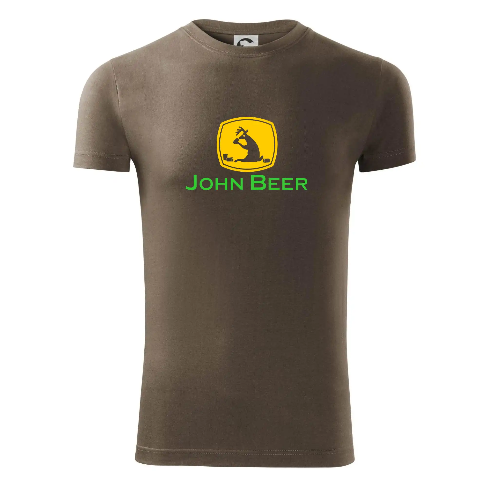 John Beer jelen s pivem