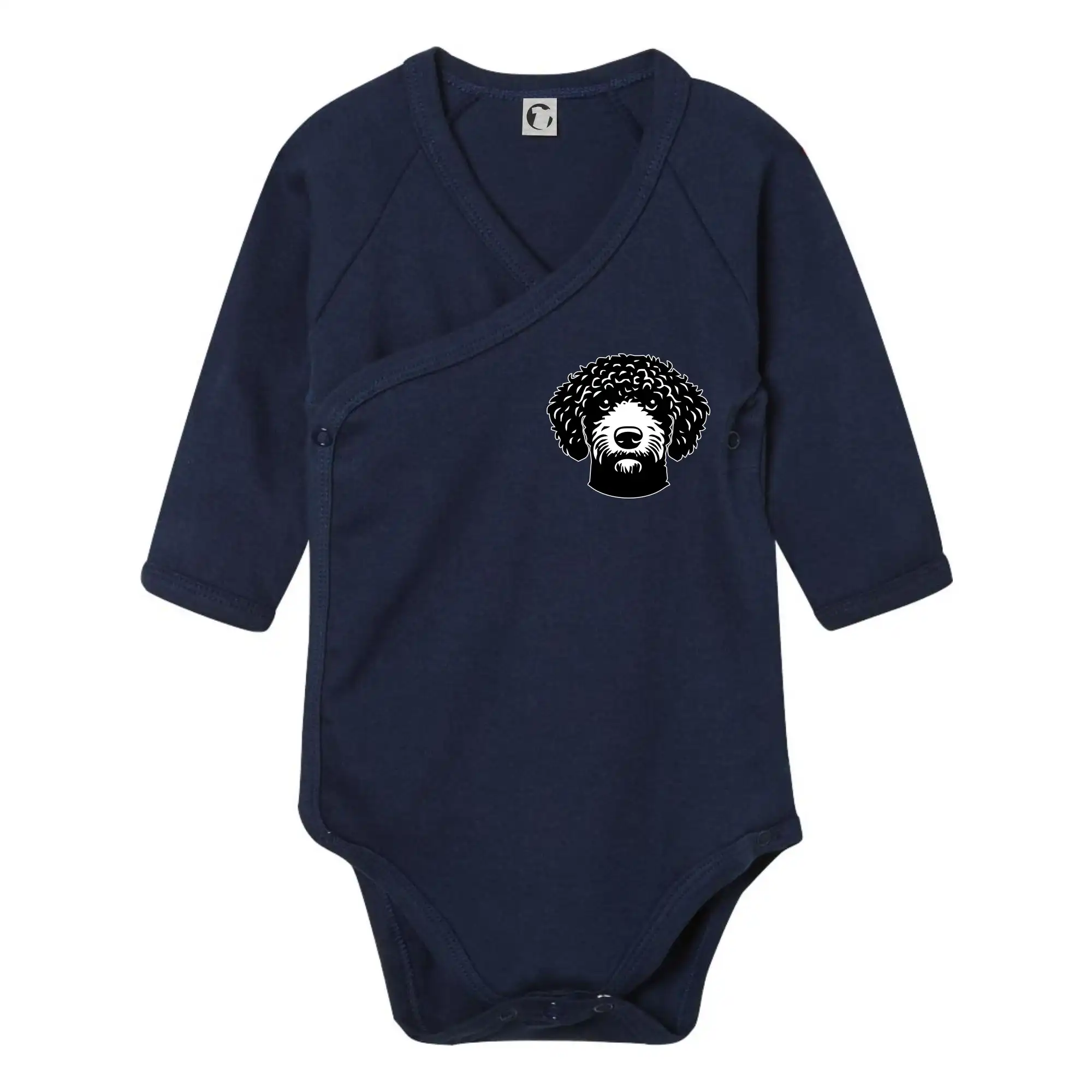 Lagotto romagnolo hlava na prsu