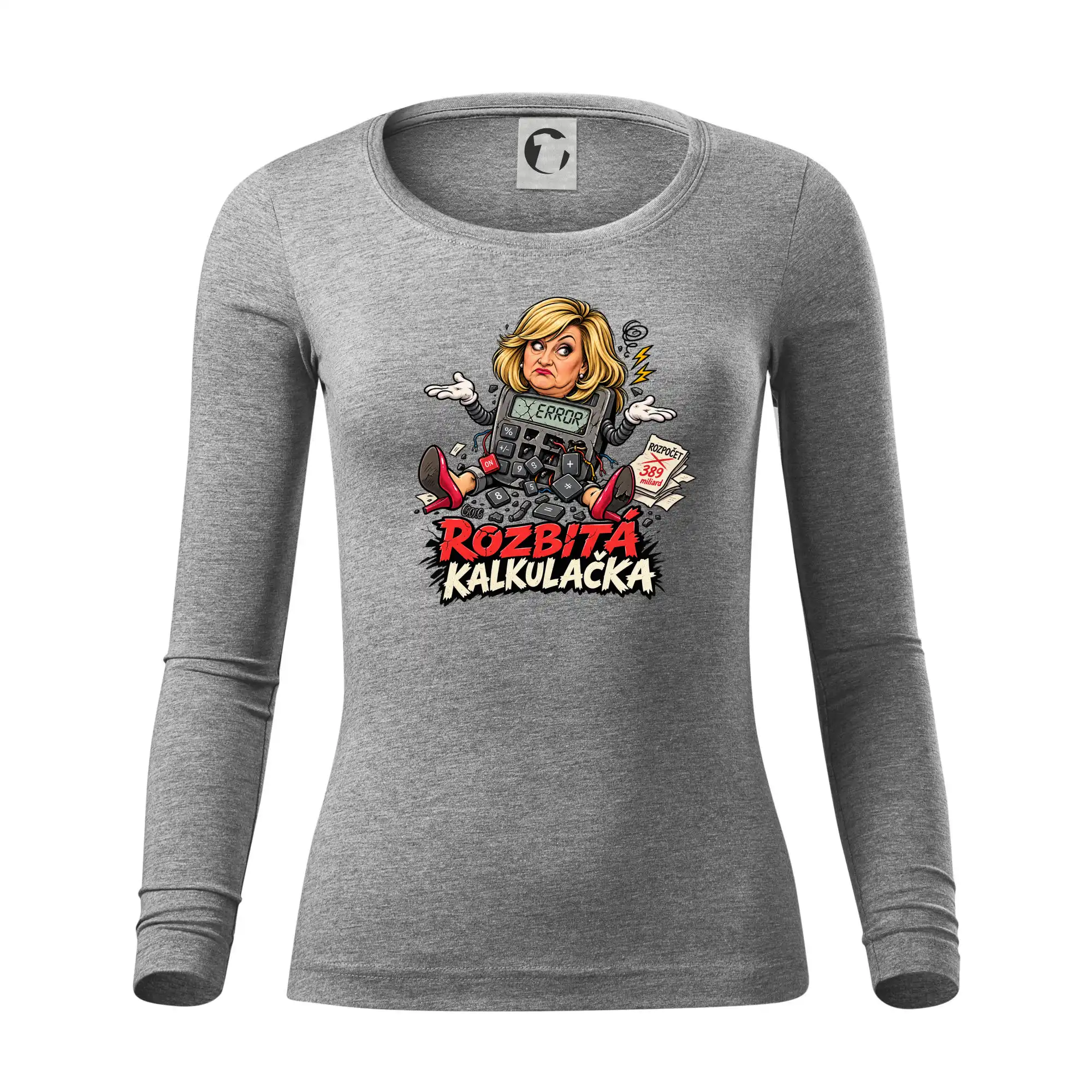 Alenka - rozbitá kalkulačka