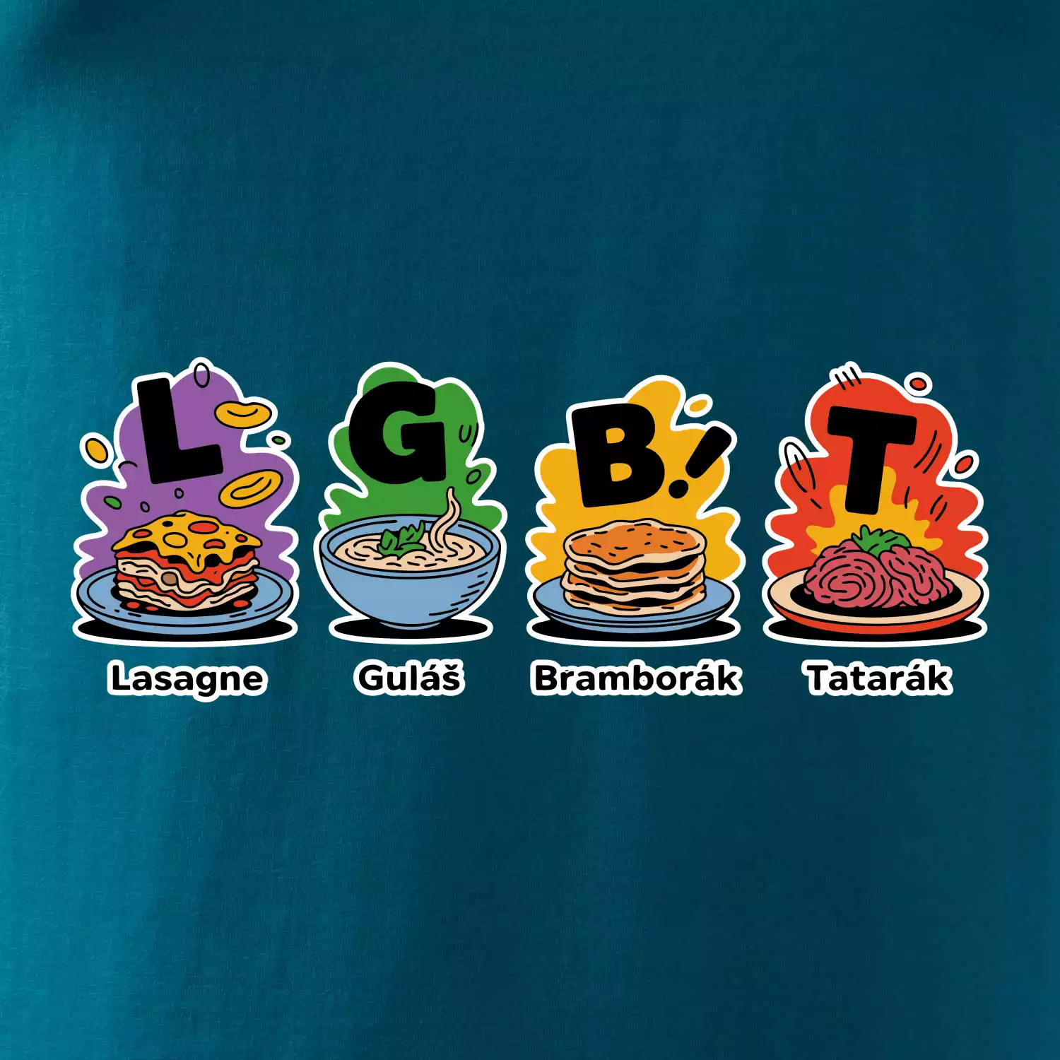 LGBT - Lasagne, Guláš, Bramborák, Tatarák
