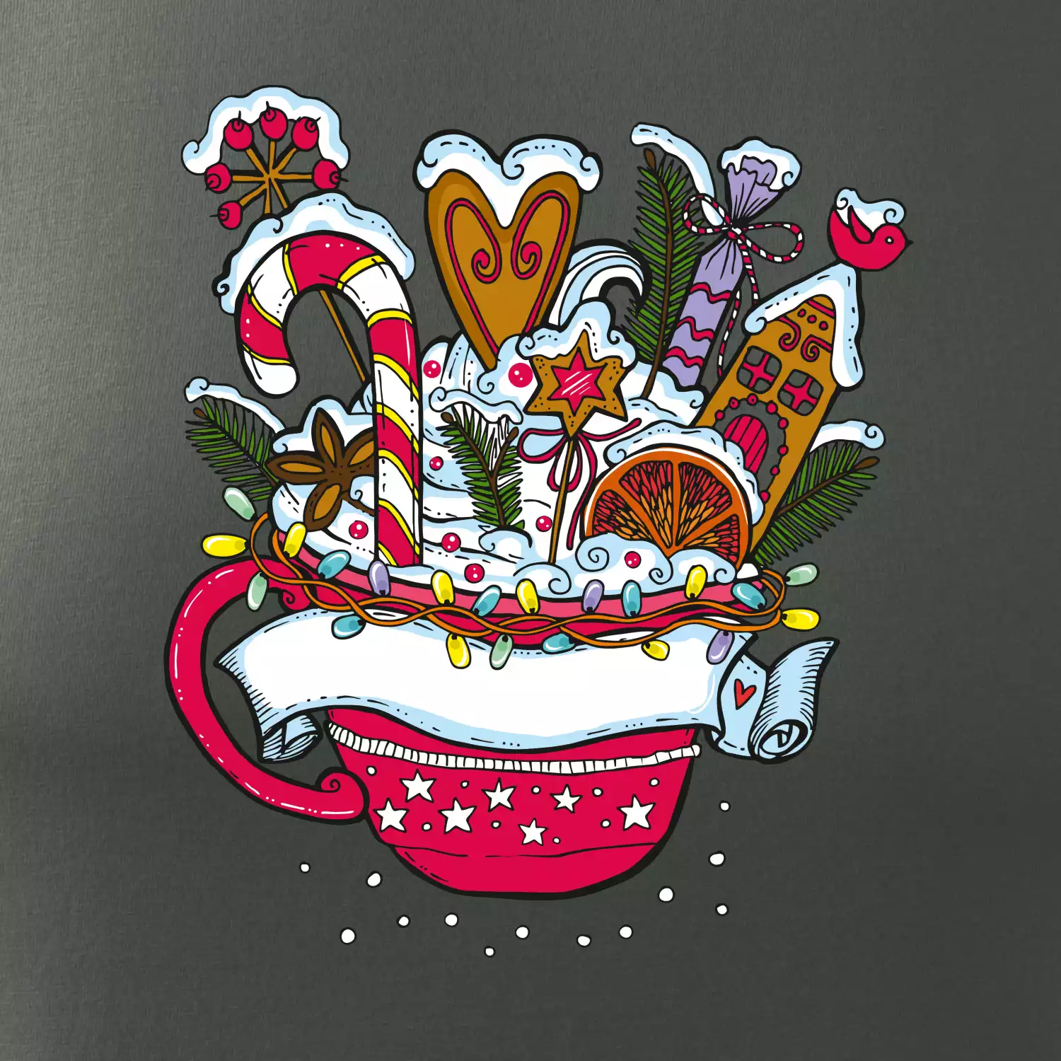 Vánoční Punč - hrneček (Pecka design)