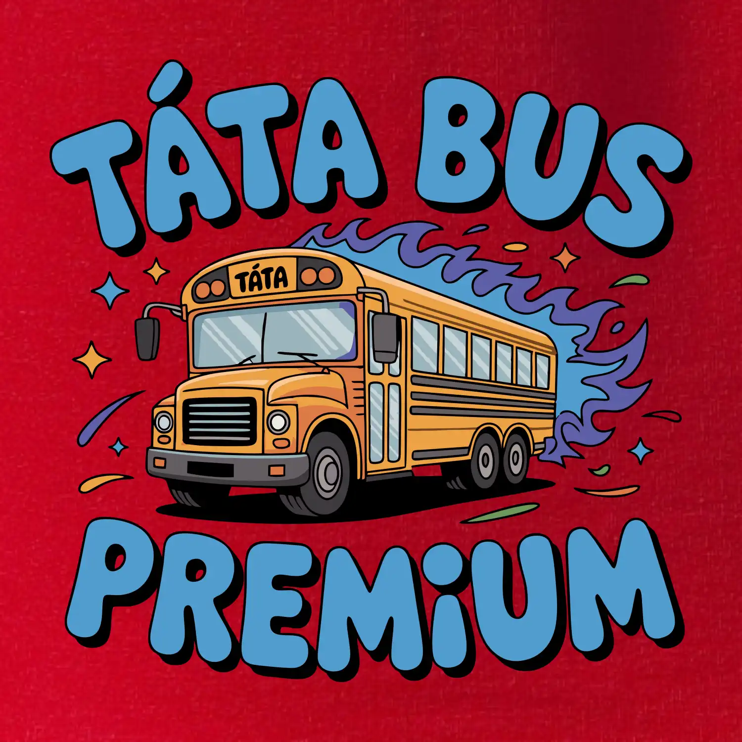 Kreslený Táta bus premium