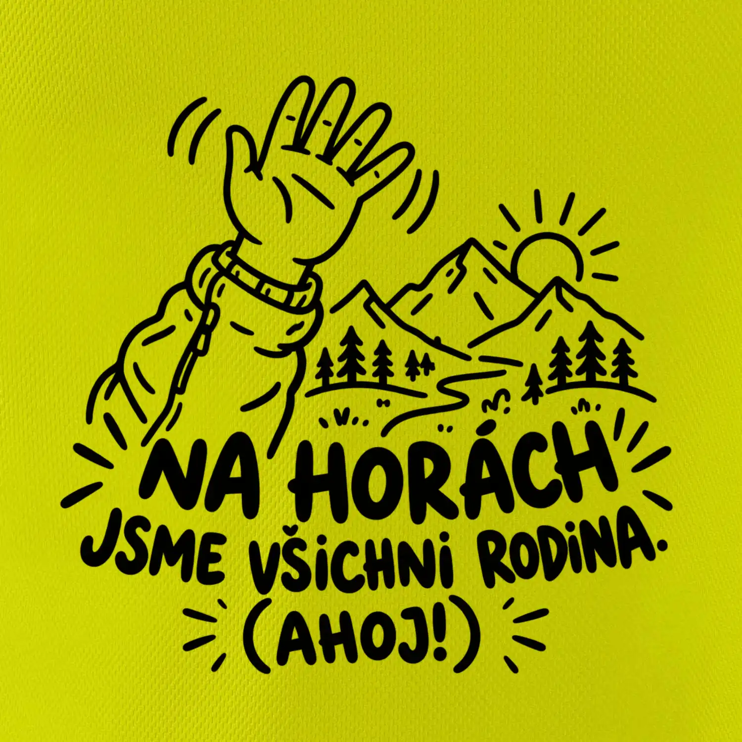 Na horách jsme všichni rodina Ahoj